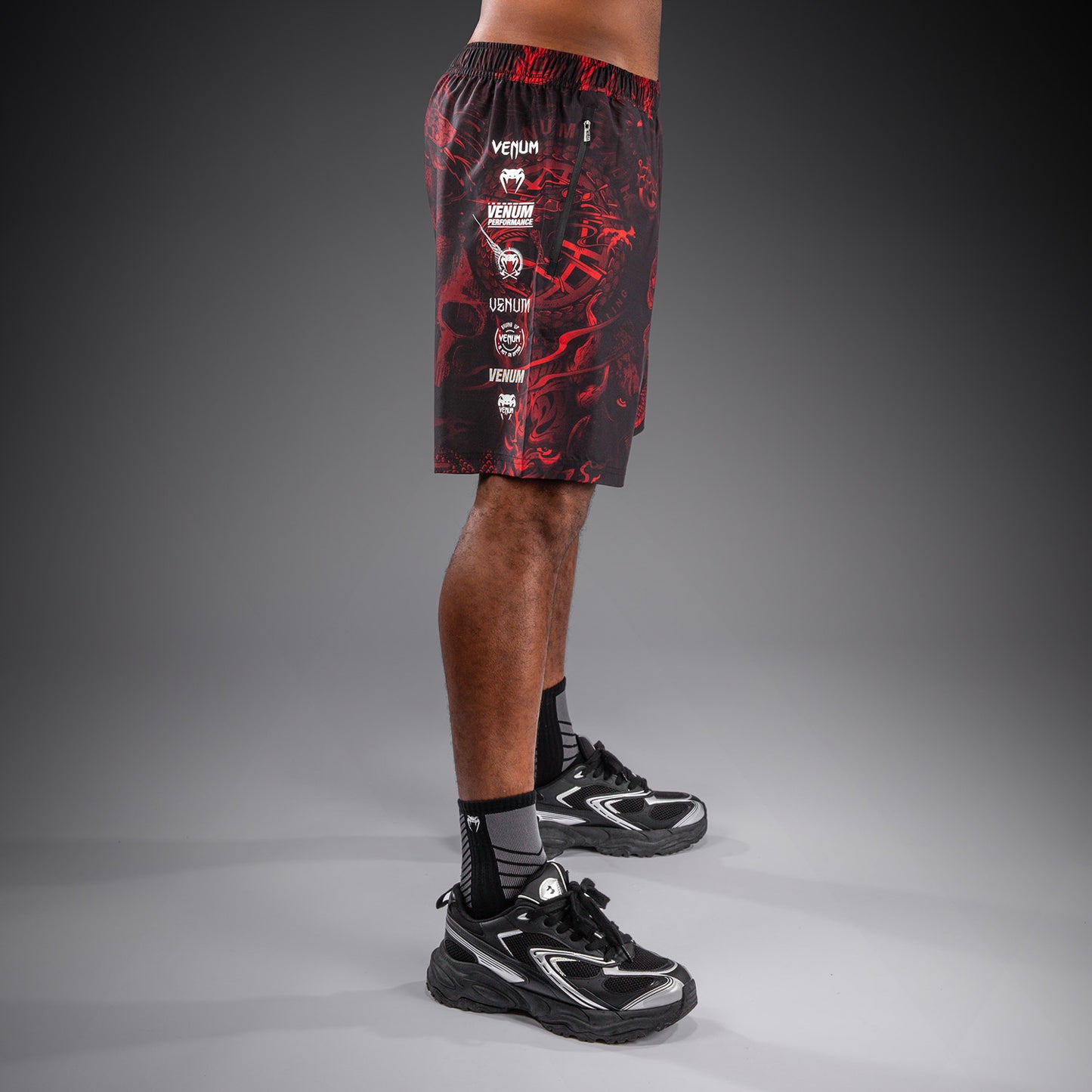 Venum 20th Anniversary Training Shorts - Black/Red