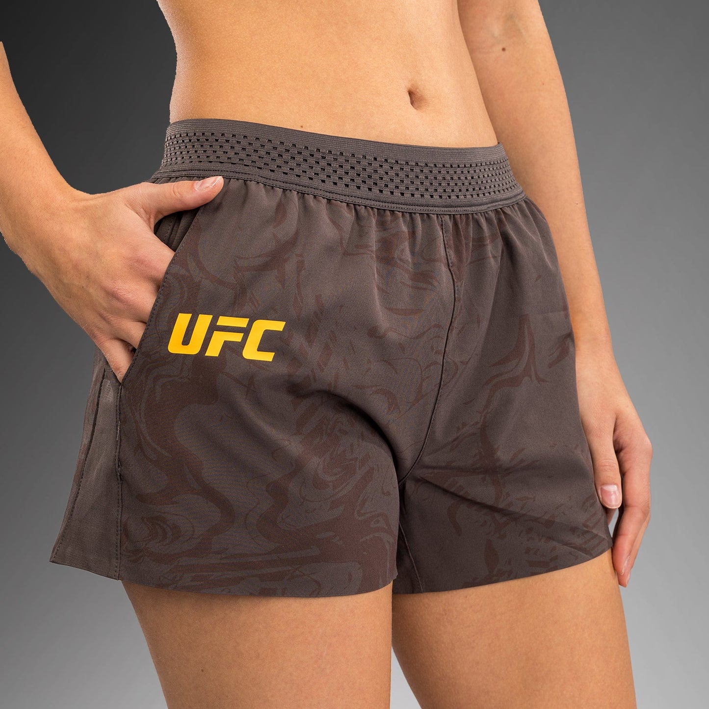UFC Fusion by Venum Fight Week Women’s Performance Short - Earthen Brown