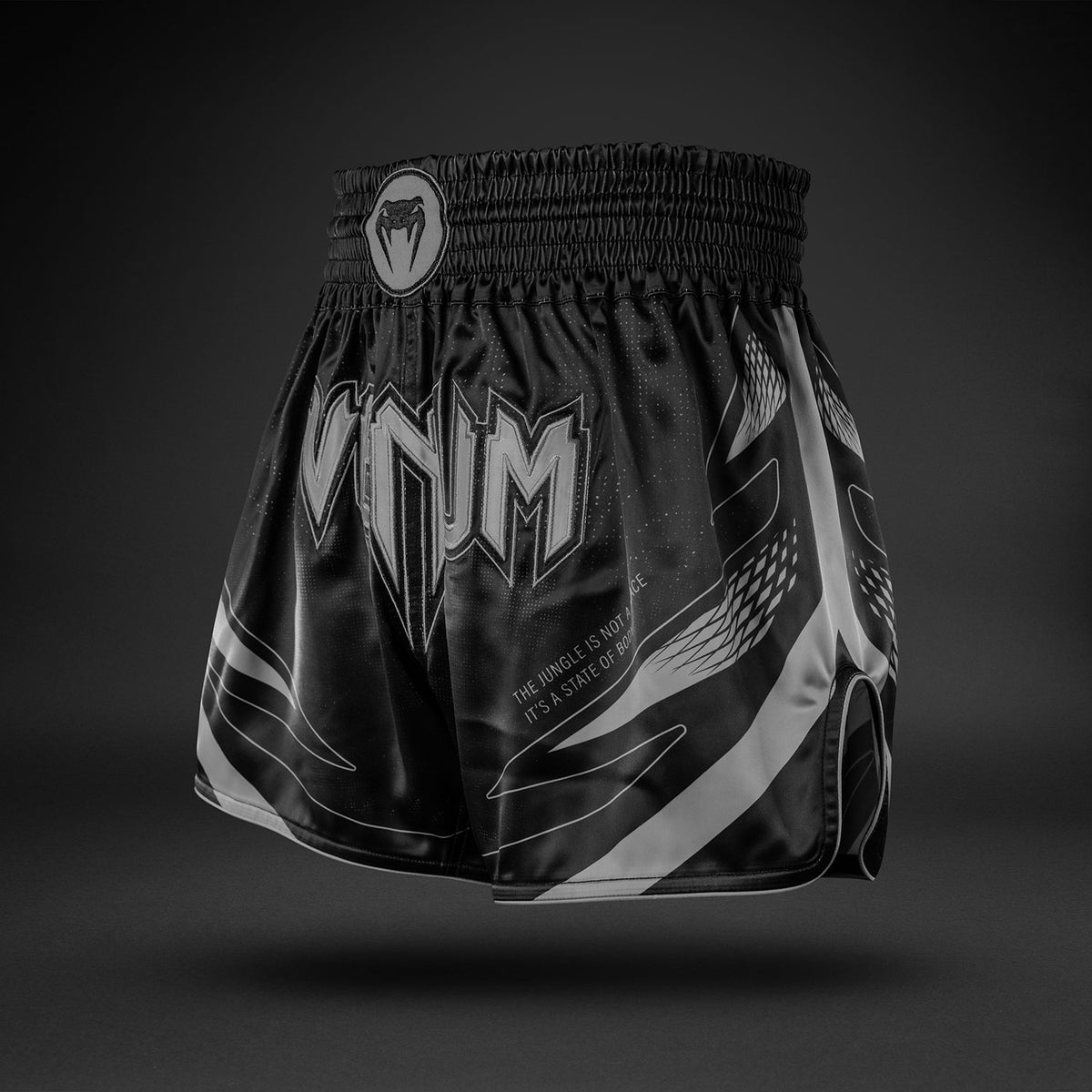 Venum Amazonia Reborn Muay Thai Shorts - Black/Grey