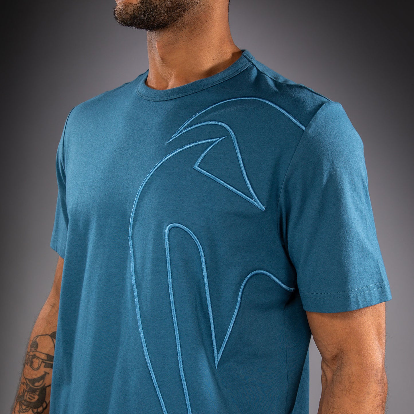 Venum Giant 3D Cotton T-Shirt - Ocean Blue  product-type_T-Shirts Venum