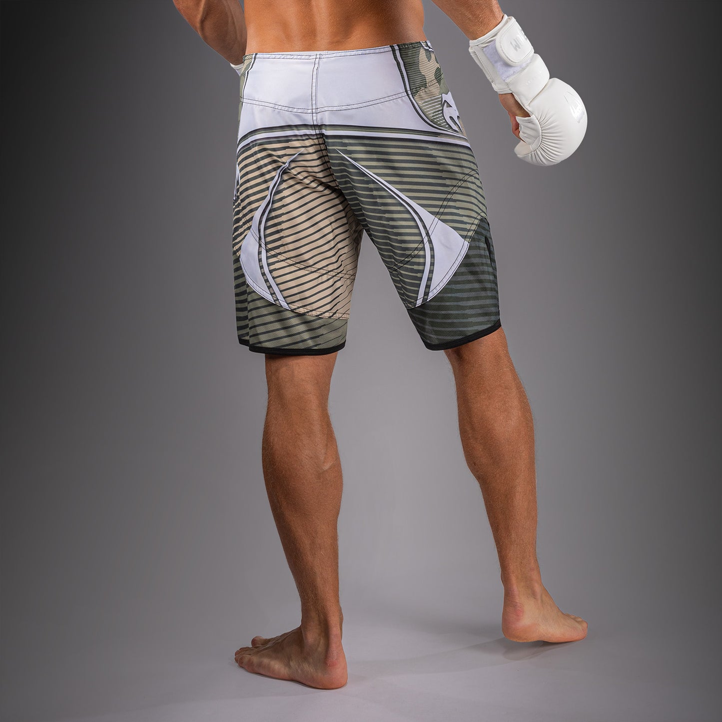 Venum Camo Hero Fight Shorts - Khaki/ Off-White  product-type_MMA Shorts Venum