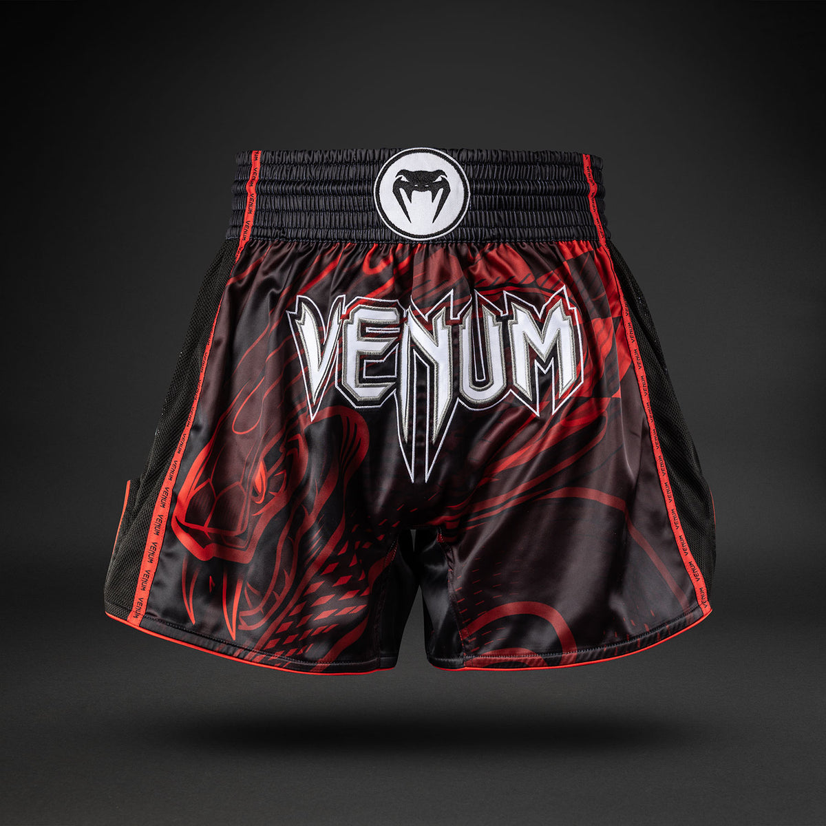 Crimson Viper 2.0 Muay Thai Shorts Black/Red