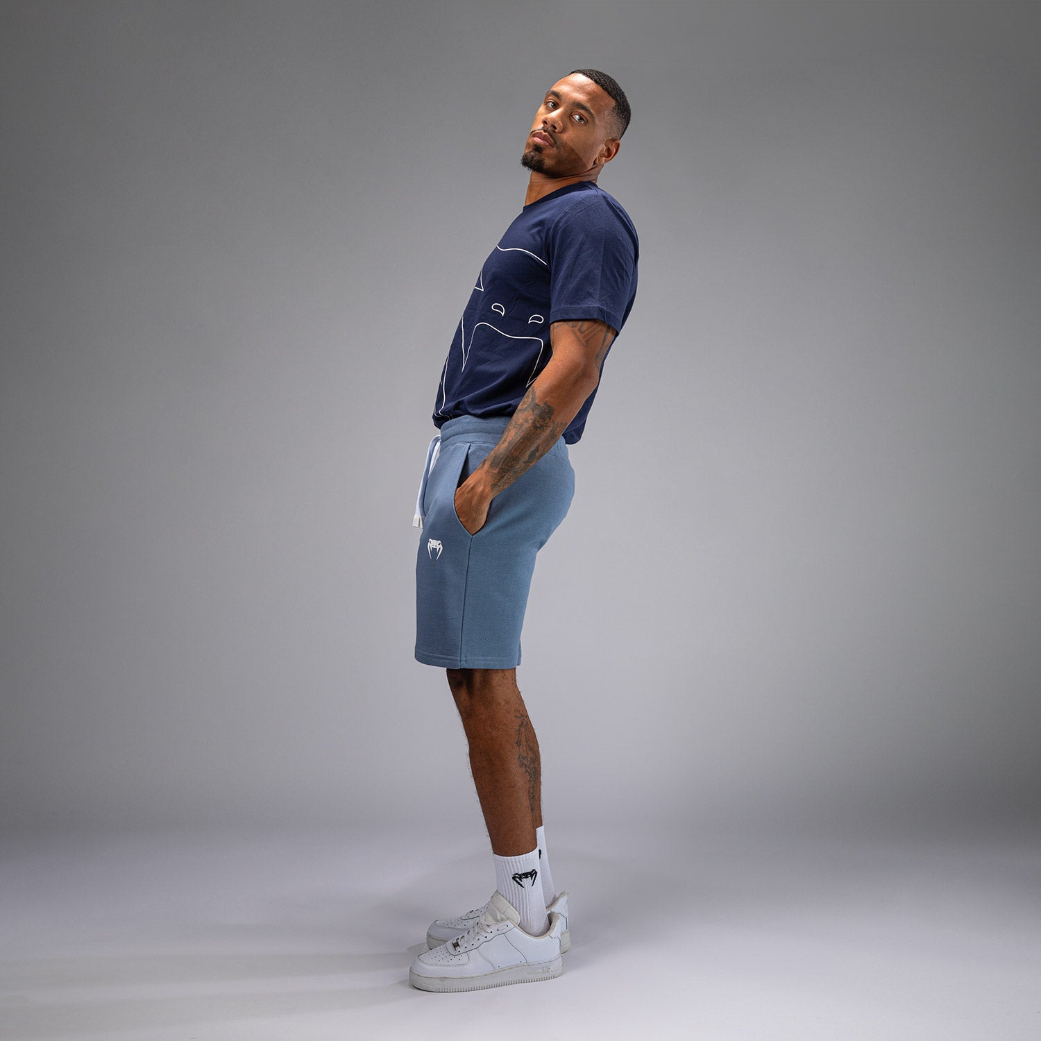 Venum Classic Shorts - Ocean Blue  product-type_Cotton Shorts Venum