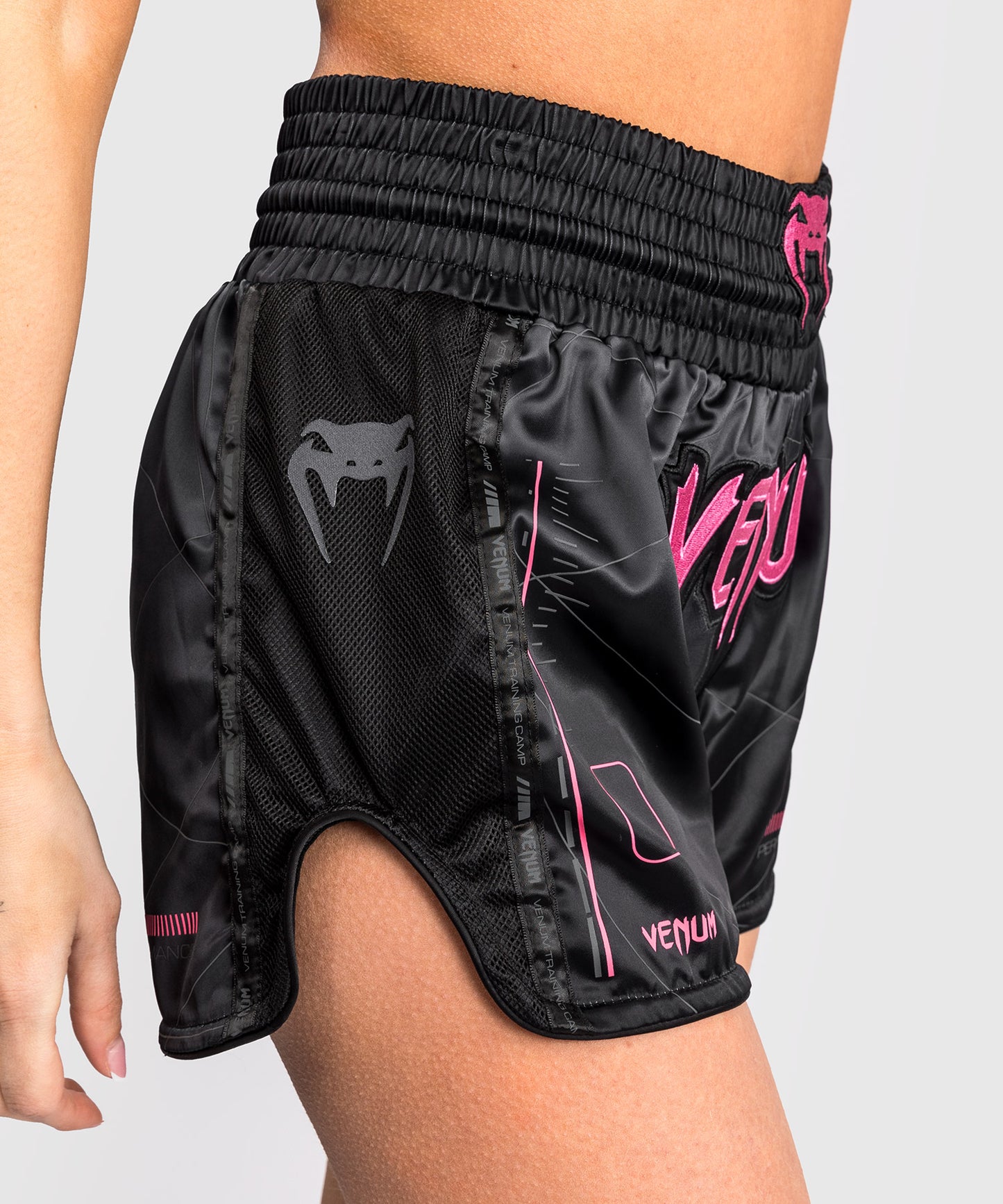 Venum Tactical XT Muay Thai Shorts - Black/Storm Grey