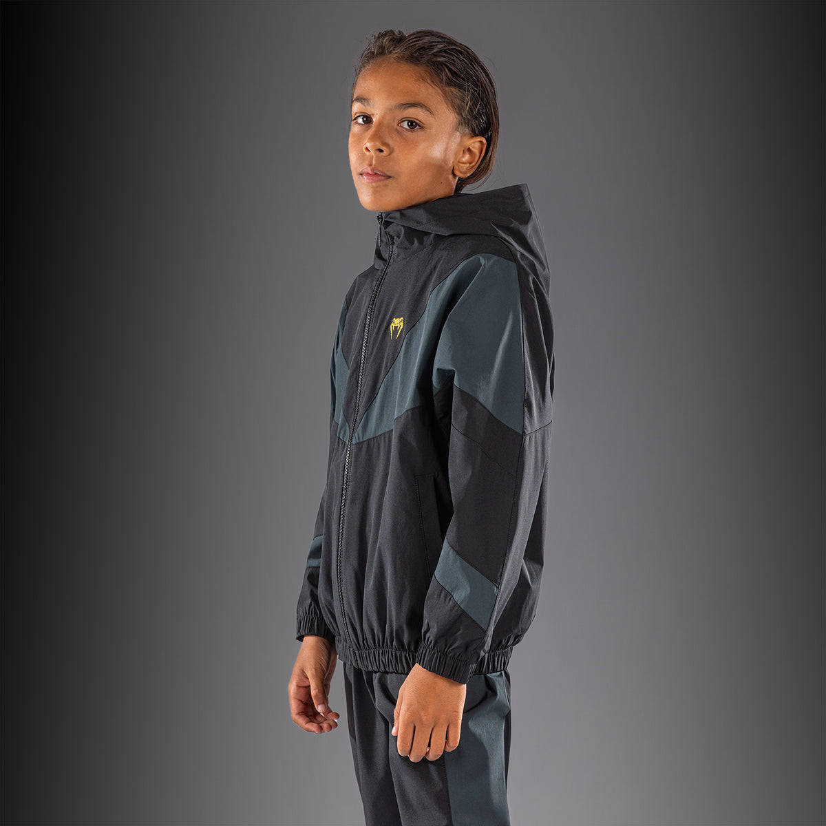 Venum Vectra Kids Track Jacket - Black/Gold