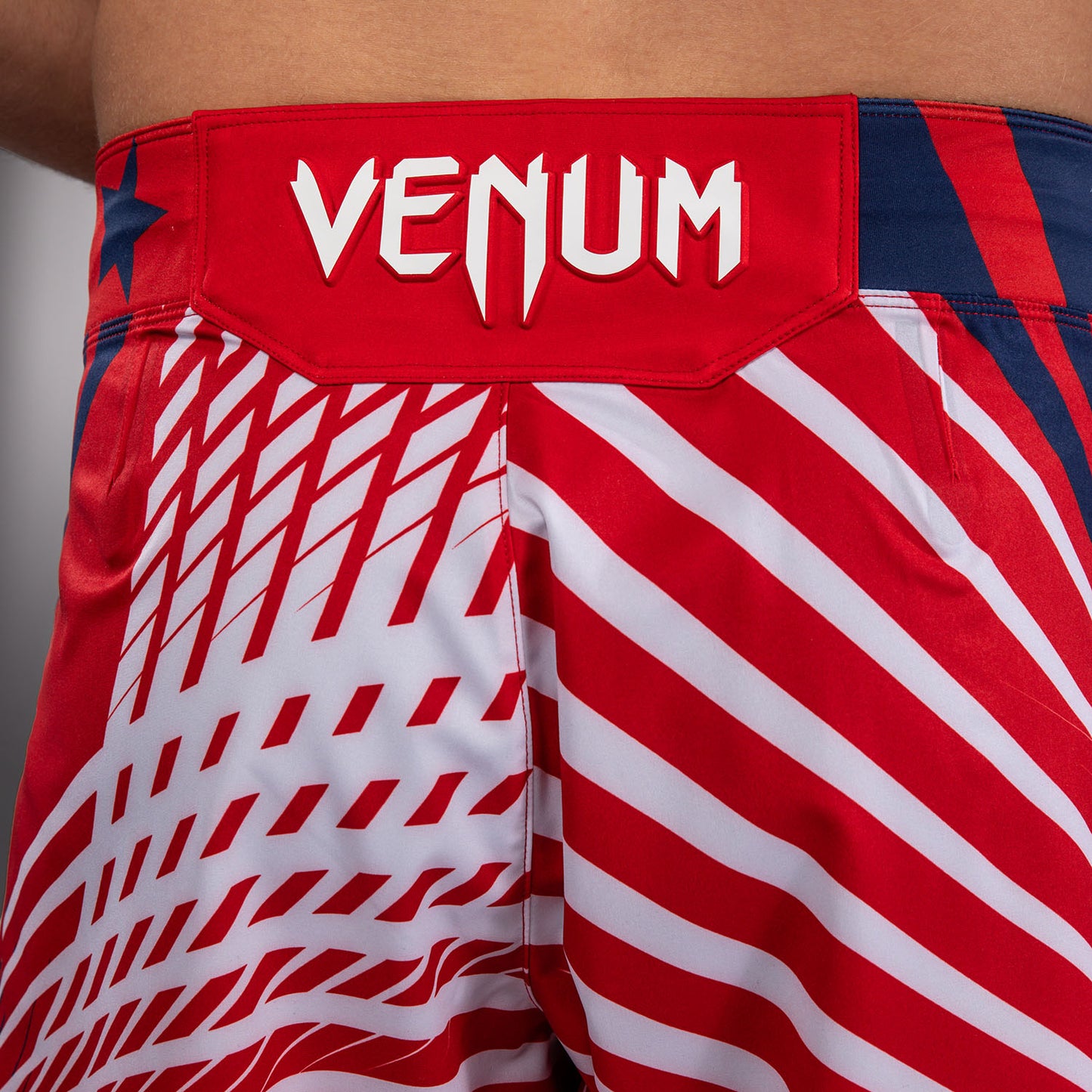 Men's Official UFC Freedom 250 by Venum Red Personalized Authentic Fight Night Short Fit Fight Short