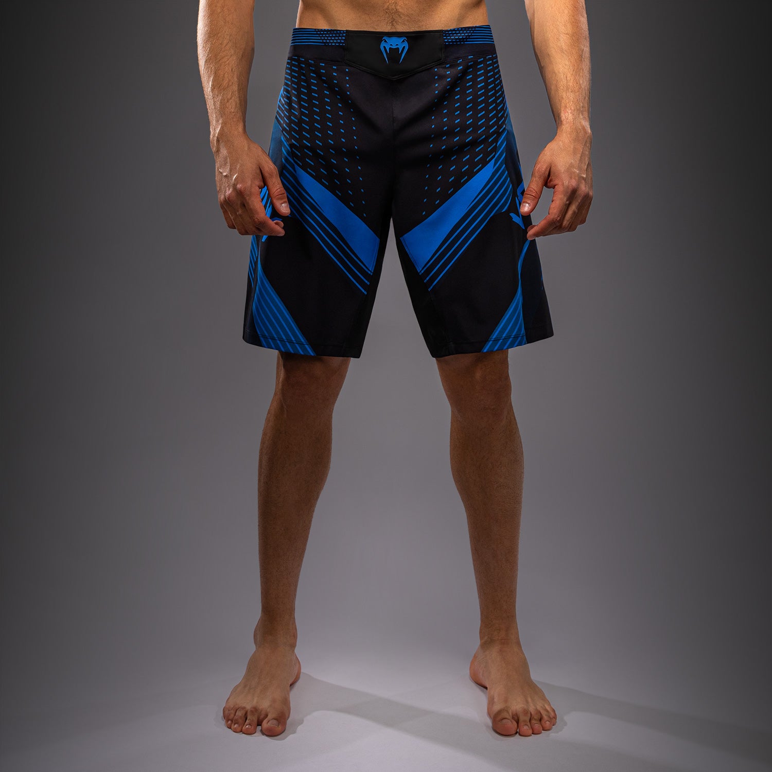 Venum No-Gi 6.0 Fight Shorts - Black/Blue  product-type_MMA Shorts Venum