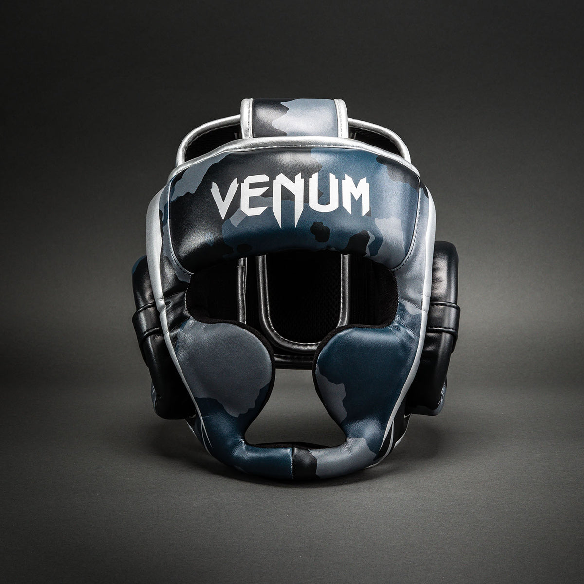 Venum Elite Camo Headgear - Dark Navy/Blue