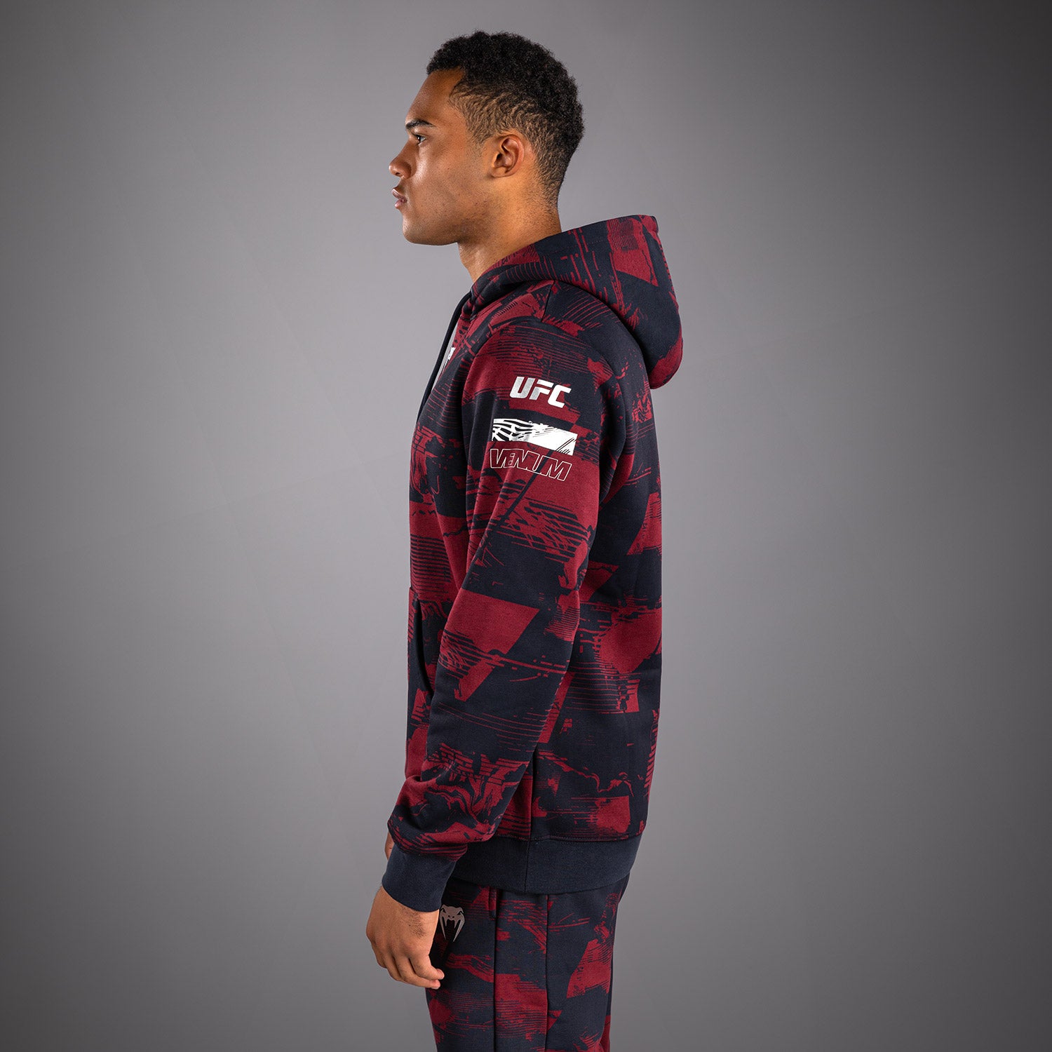 Men's UFC Zenith by Venum Burgundy Authentic Fight Week Pullover