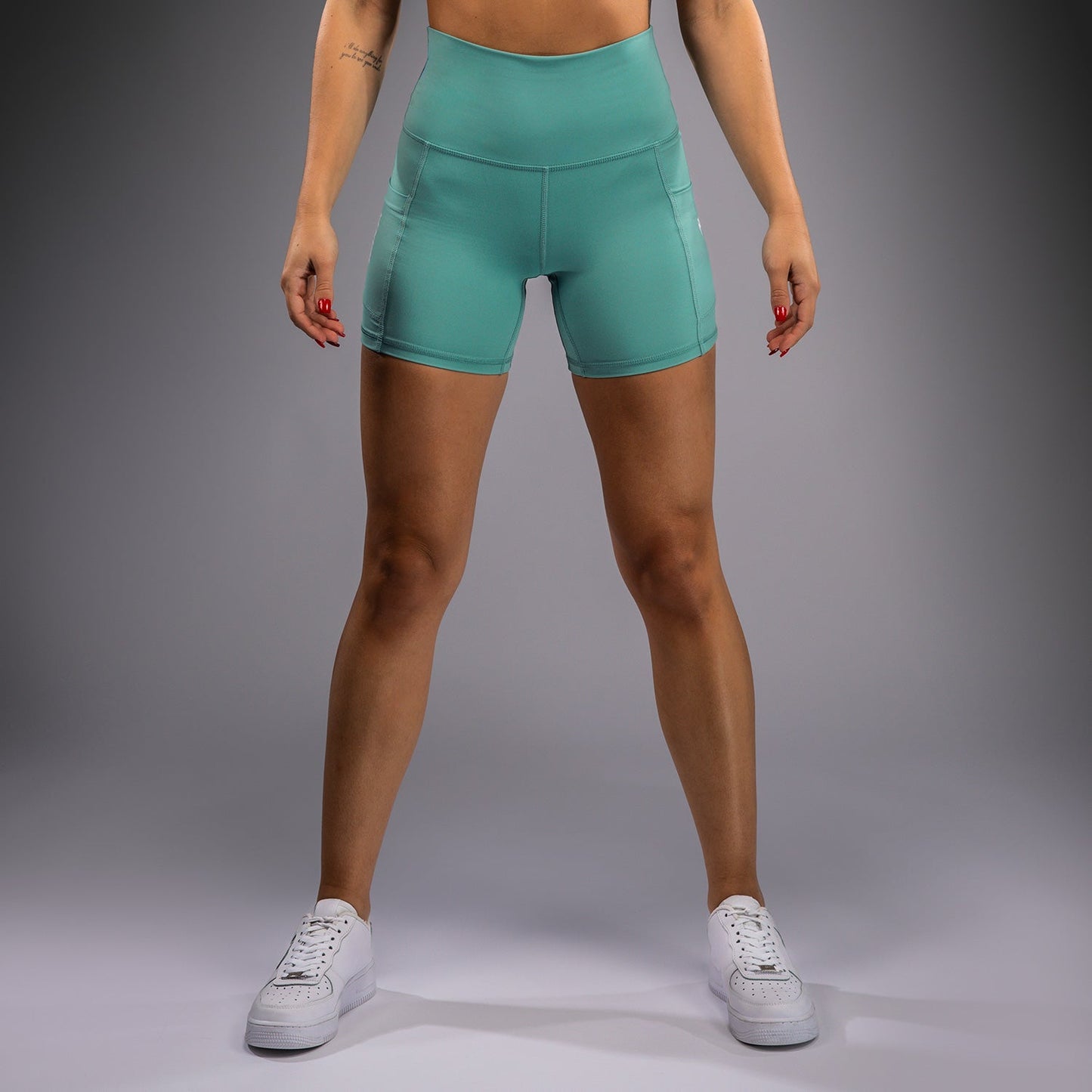 Venum Essential Women's Bike Shorts - Aqua Green