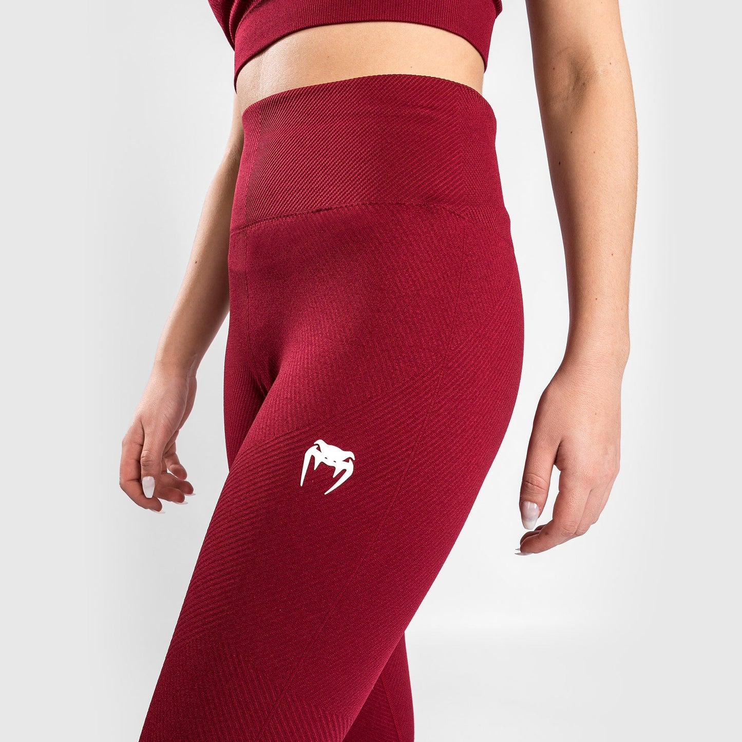 Venum Sparring Seamless 7/8 Leggings - For Women - Burgundy