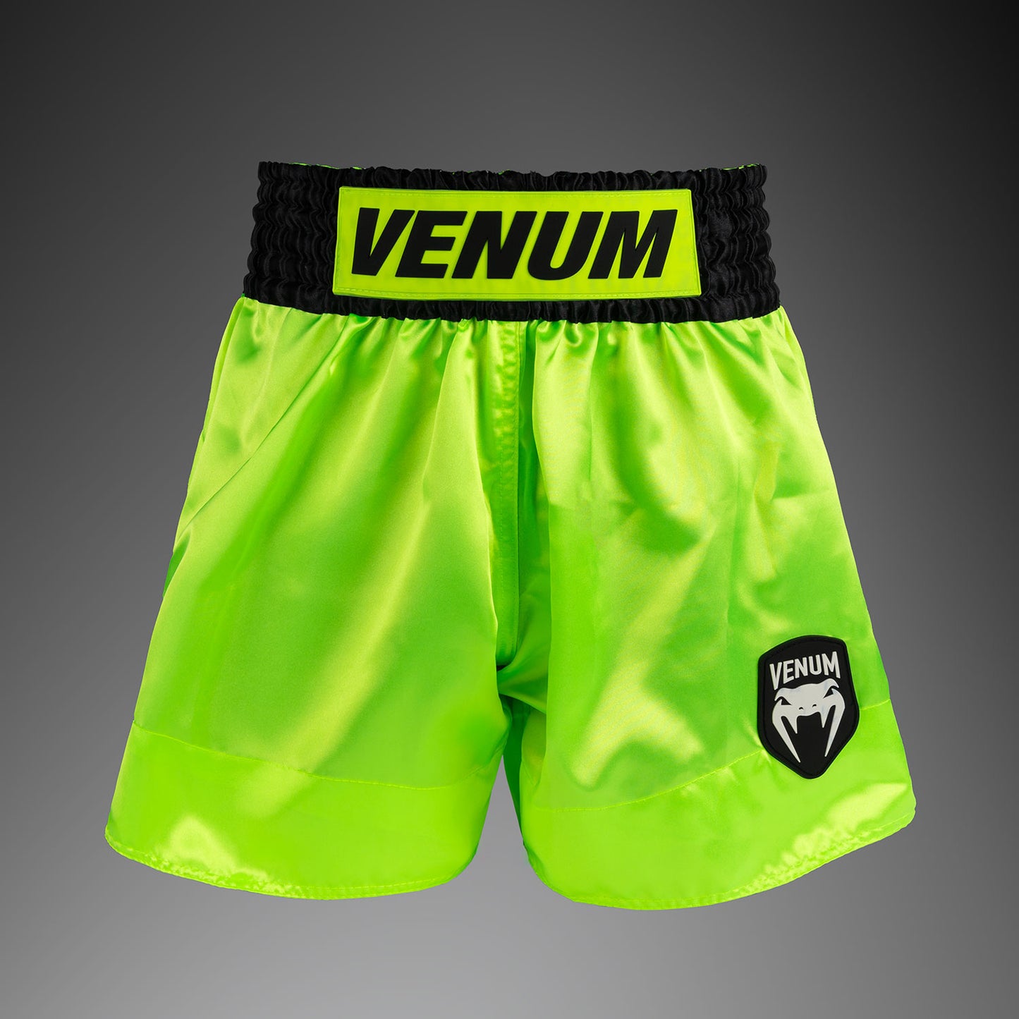Venum Classic Evo Muay Thai Shorts - NeonYellow/Black