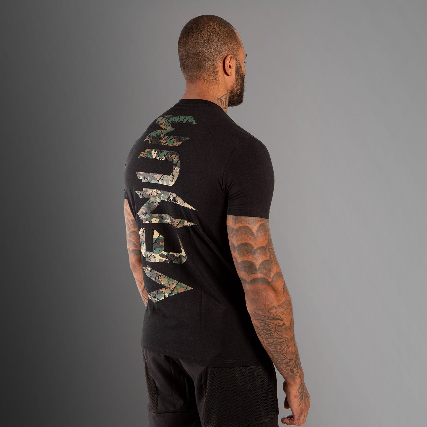 Venum Original Giant T-Shirt - Black/Forest-Camo