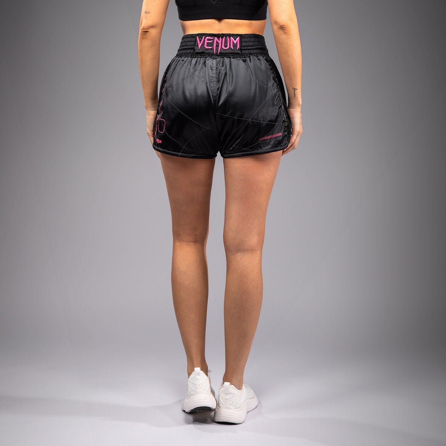 Venum Tactical XT Muay Thai Shorts - Black/Storm Grey