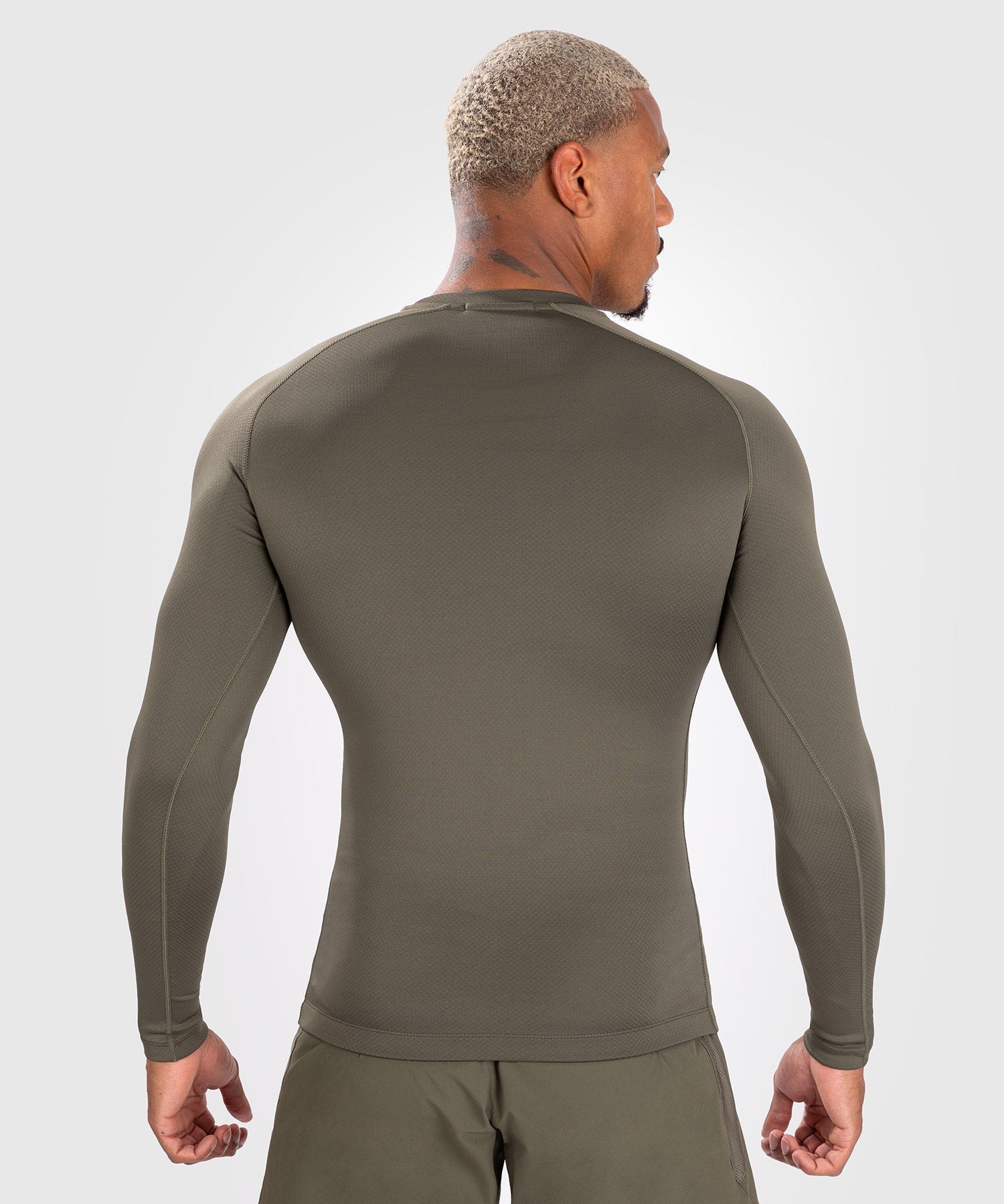Rashguard à manches longues pour hommes Venum Contender - Kaki - T-shirts de compression