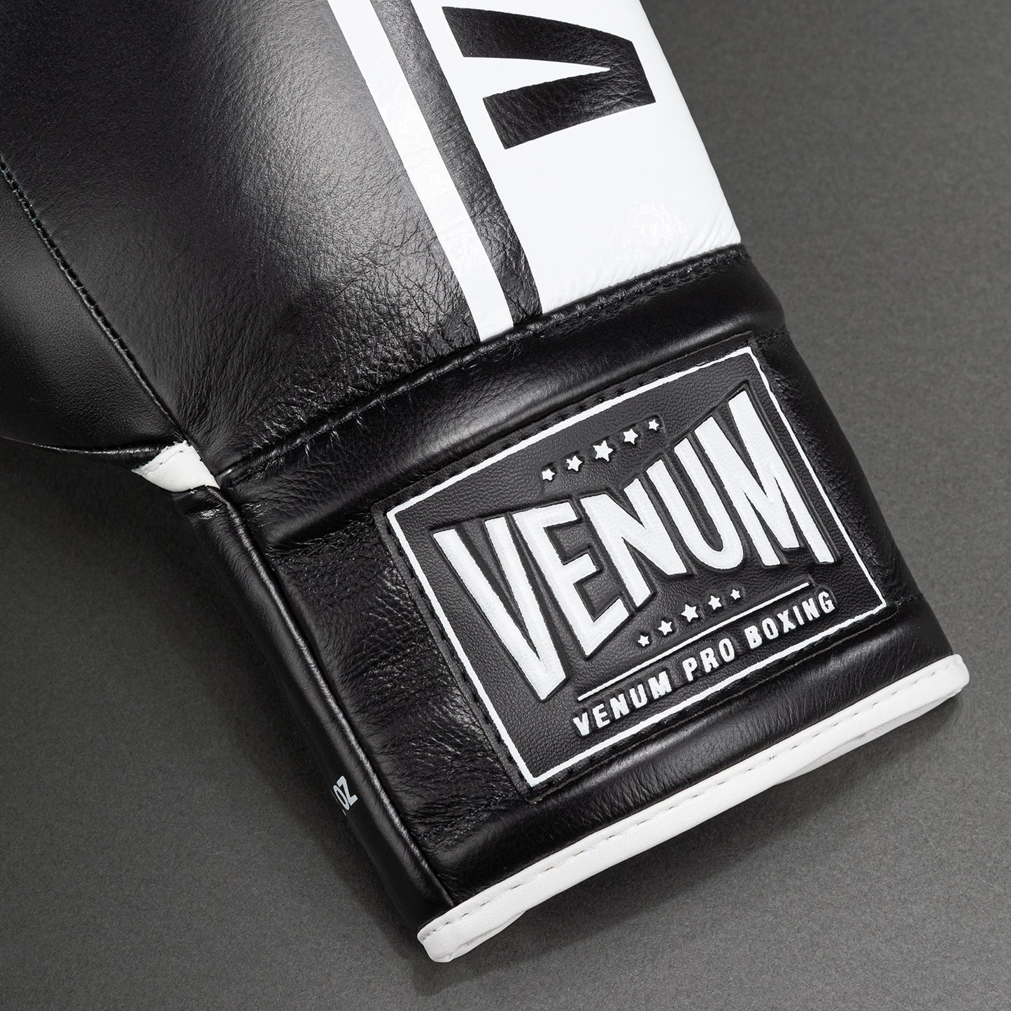 Venum Shield Pro Boxing Gloves with Laces - Black/White