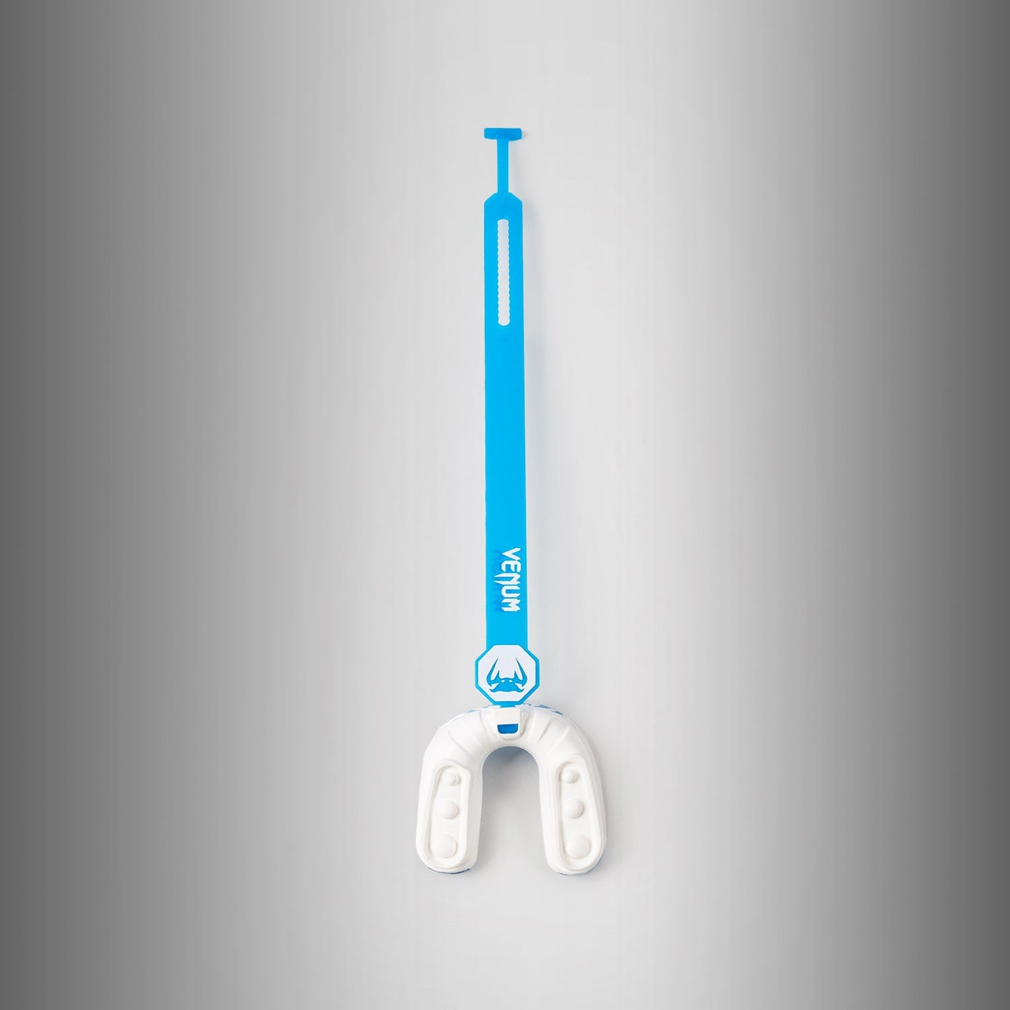 Venum Challenger Kids Mouthguard - Strap/Straples - White/Blue