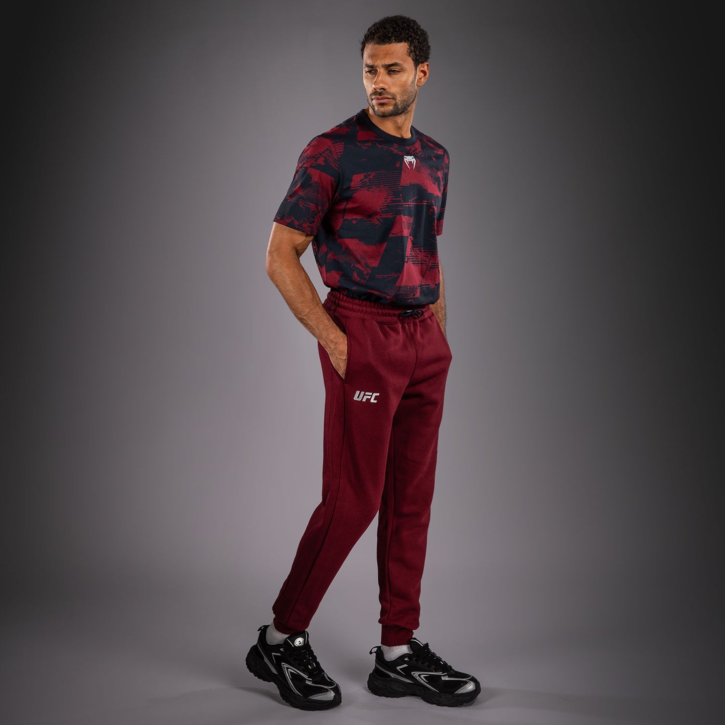 Men's UFC Zenith by Venum Burgundy Authentic Fight Week Pant