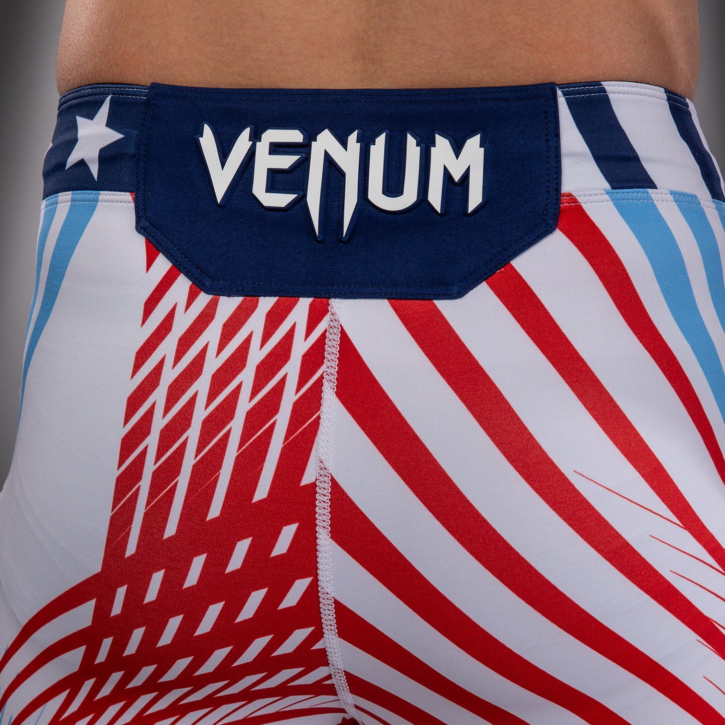 Men's Official UFC Freedom 250 by Venum White Authentic Fight Night Vale Tudo Short -Hokit