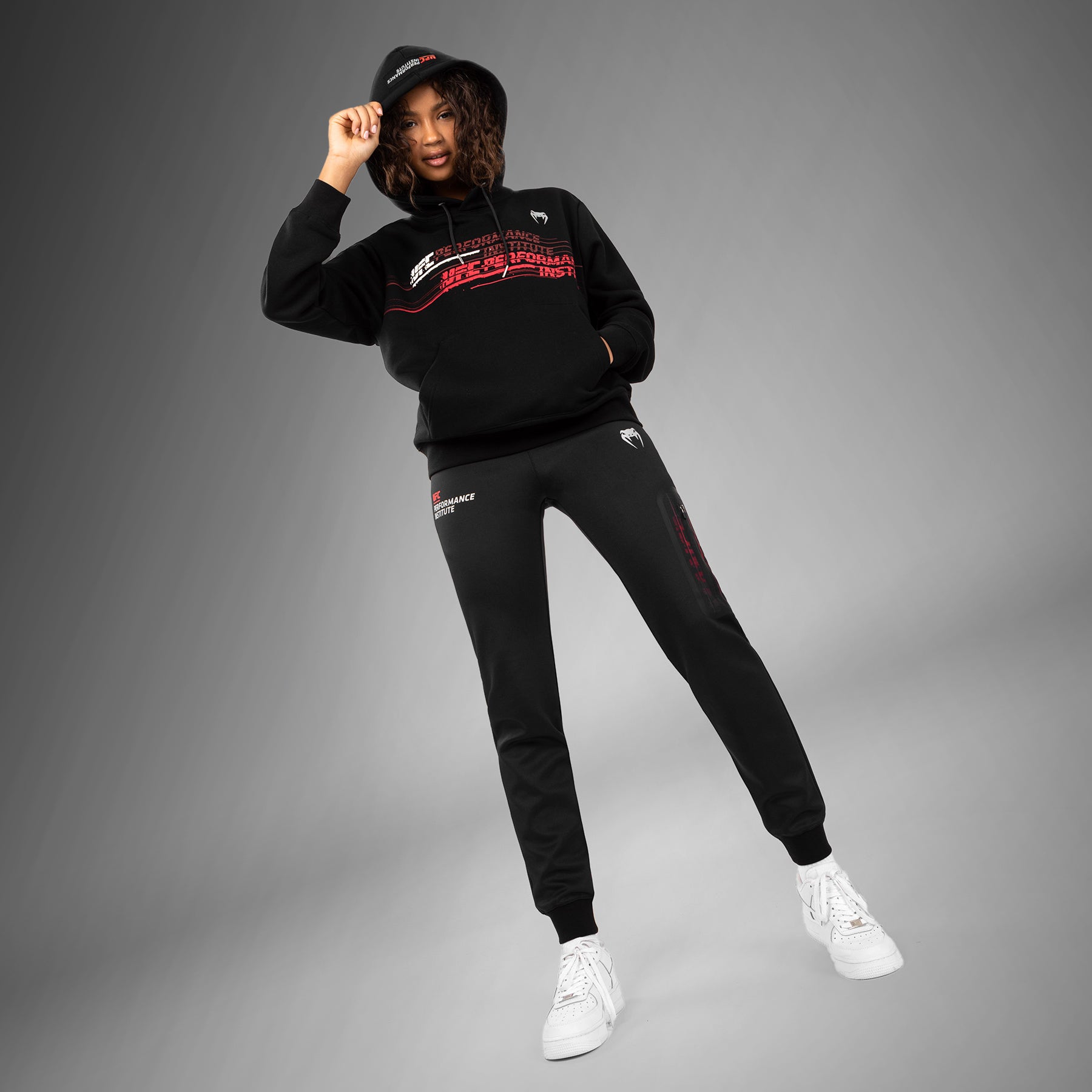 UFC Venum performance institute 2.0 Hoodie - Black/Red - Venum
