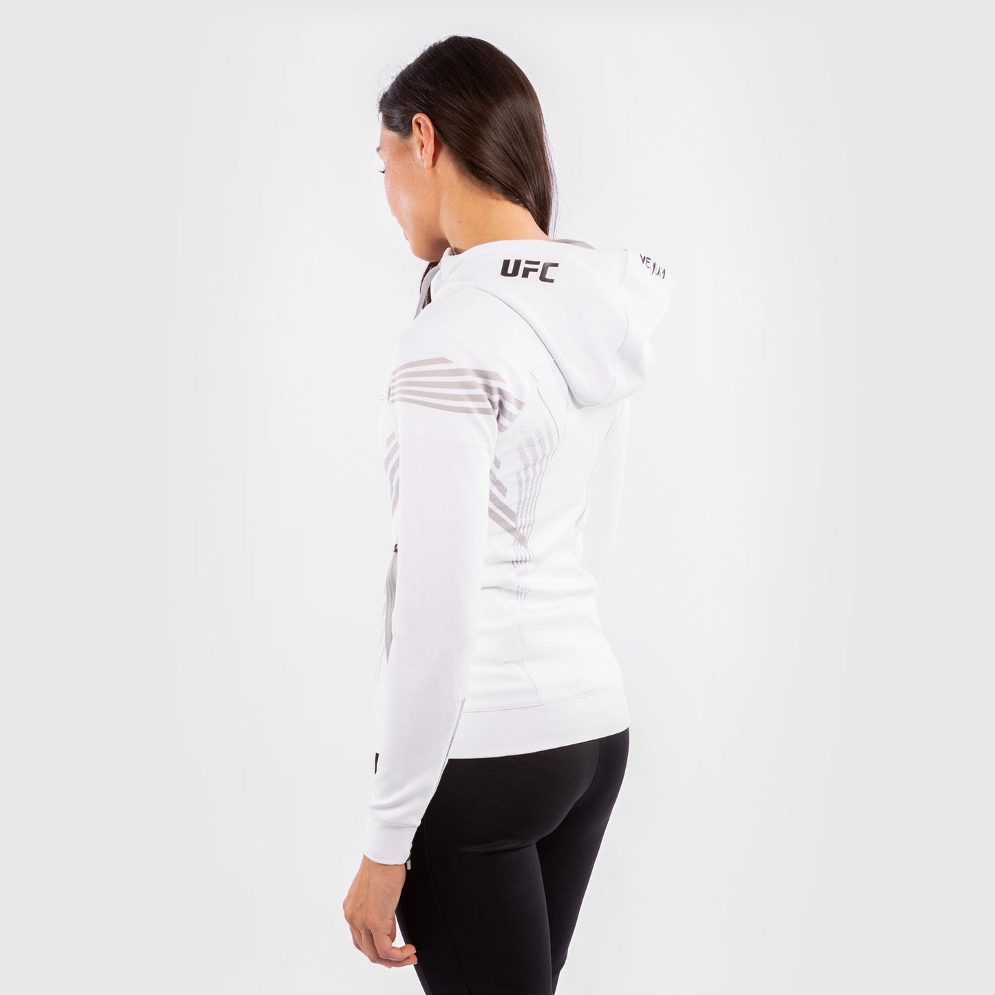 UFC Venum Authentic Fight Night Women's Walkout Hoodie - White