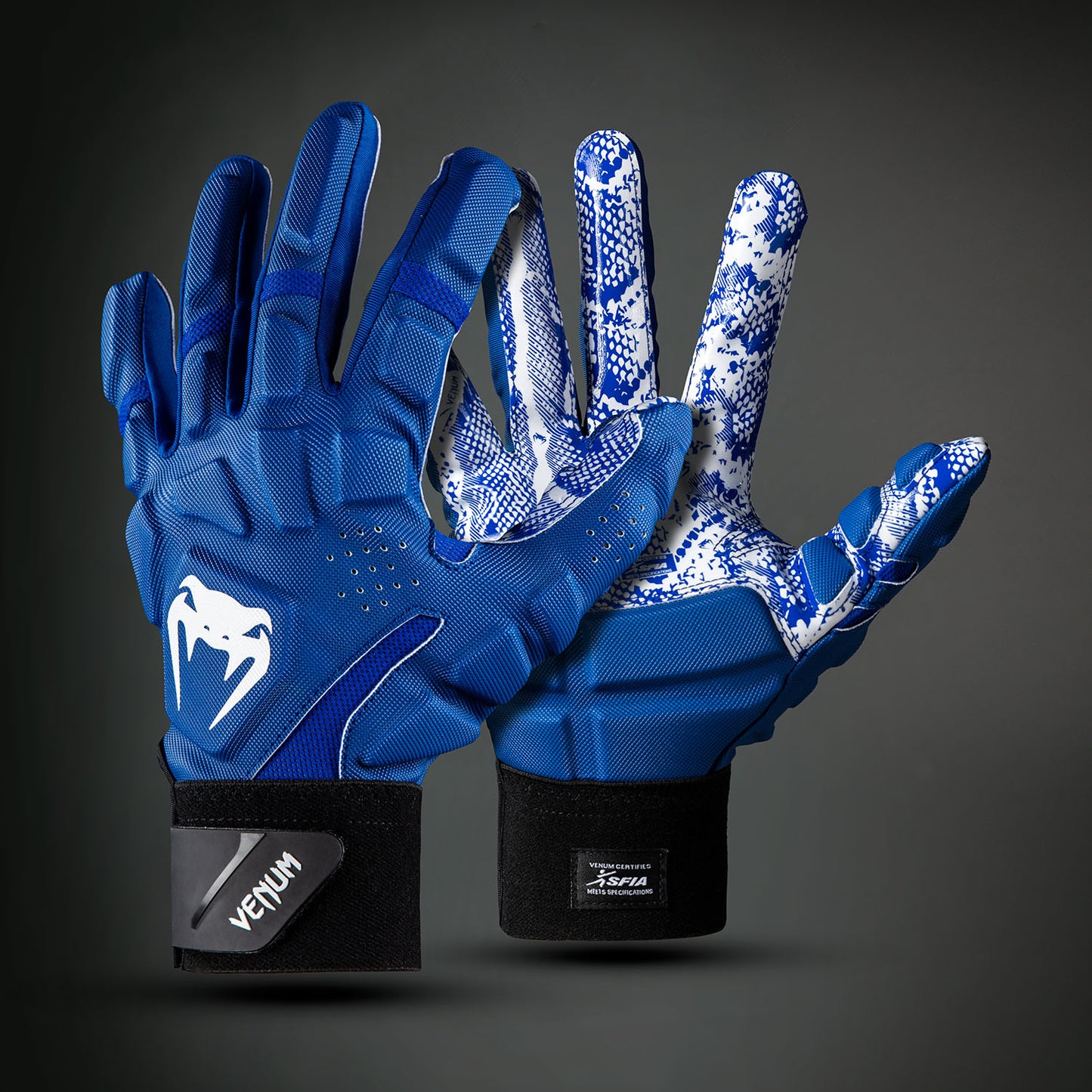 ROYAL BLUE/WHITE Venum Elite Xtp Football Gloves  product-type_Football Gloves Venum