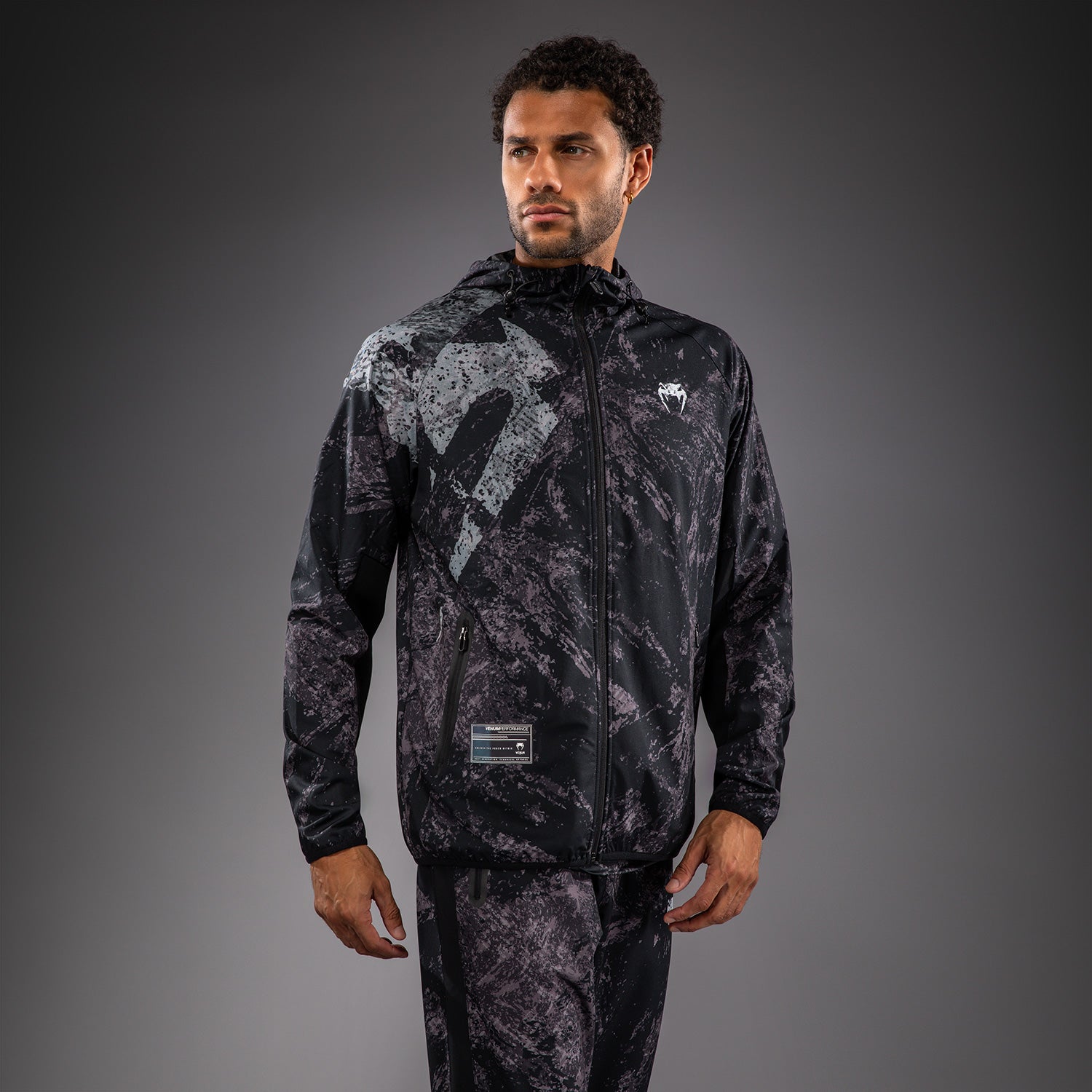 Venum Rage & Workout Track Jacket - Black/Grey  product-type_Jackets Venum