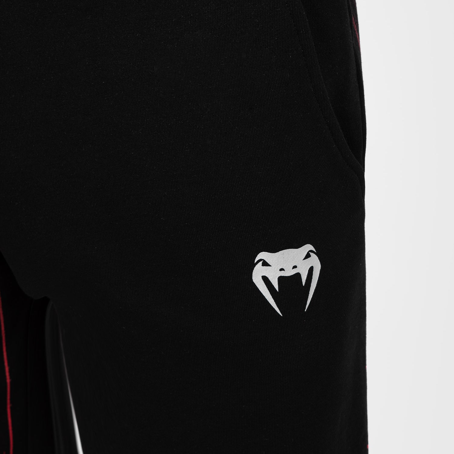 UFC Venum Performance Institute 2.0 Men’s Cotton Short - Black/Red  product-type_Cotton Shorts Venum