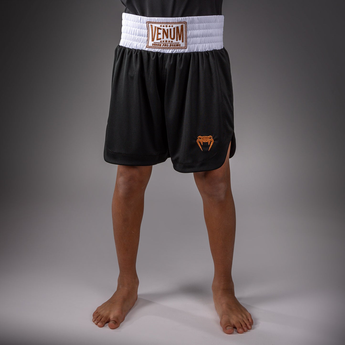 Venum Classic Youth Boxing Shorts - Black/Gold