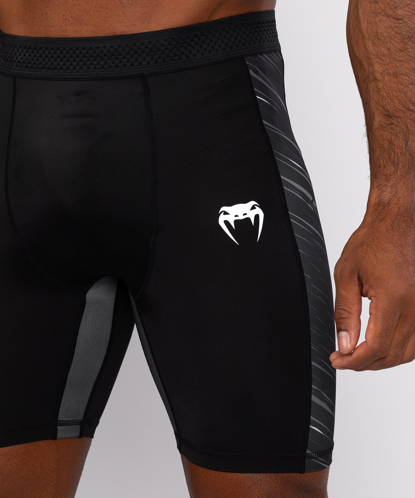 Venum Rapid Vale Tudo Shorts - Black/Storm Grey