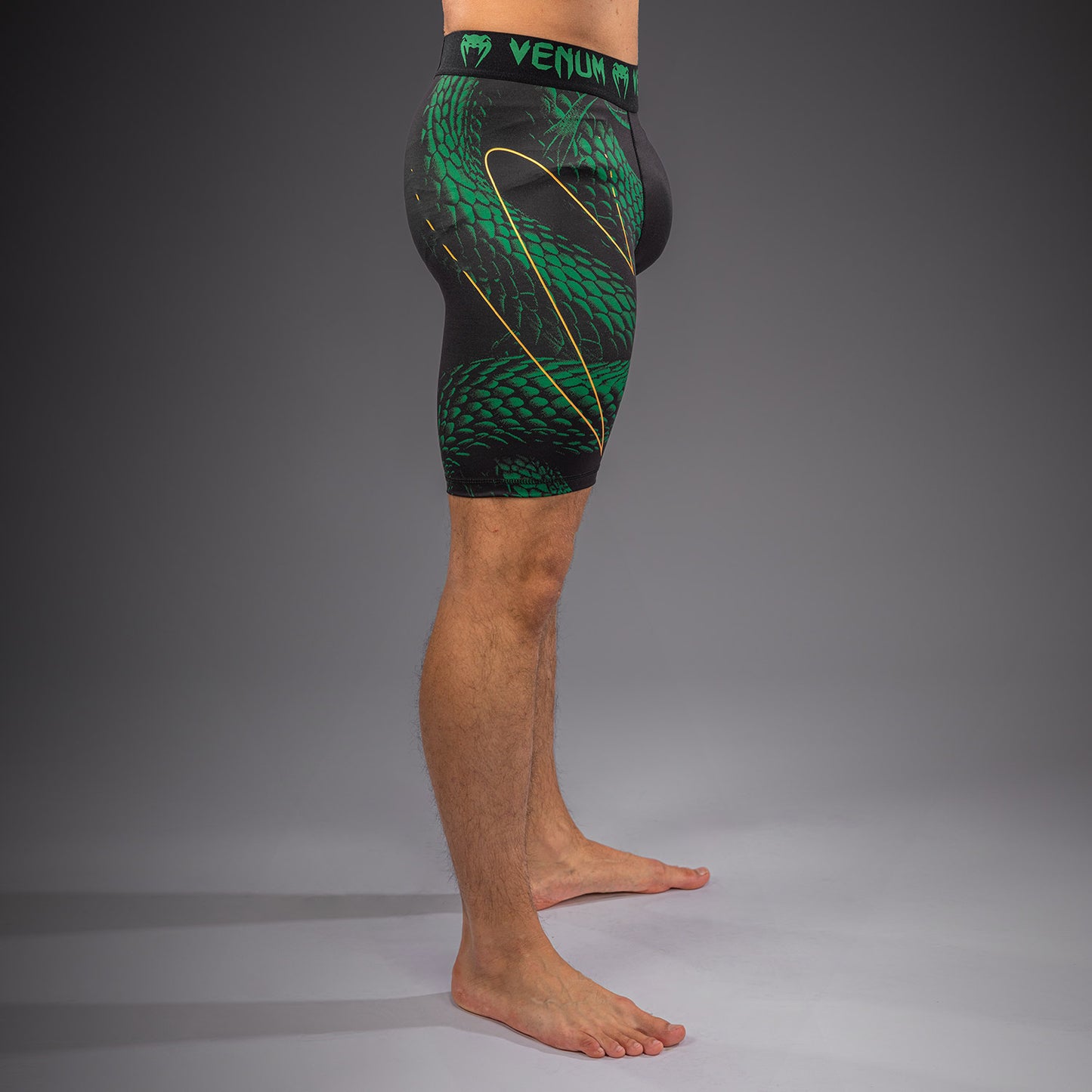 Venum Matupa Vale Tudo Shorts - Black/Green/Gold  product-type_Compression shorts Venum