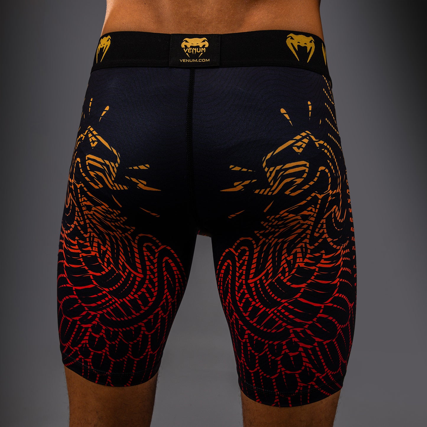 Venum Quetzal Fury Vale Tudo - Black/Fury Red/ Tangerine