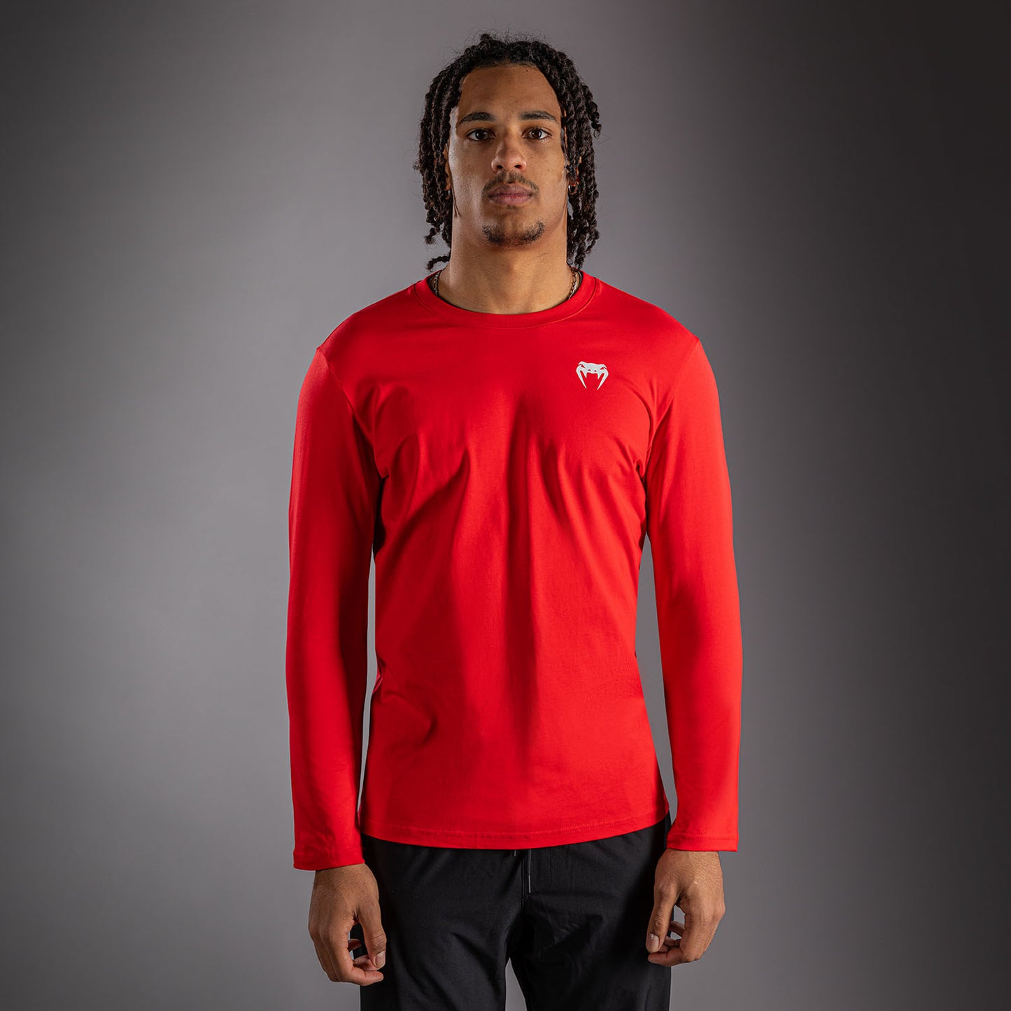 Venum Lineup Long Sleeve T-Shirt - Red/White