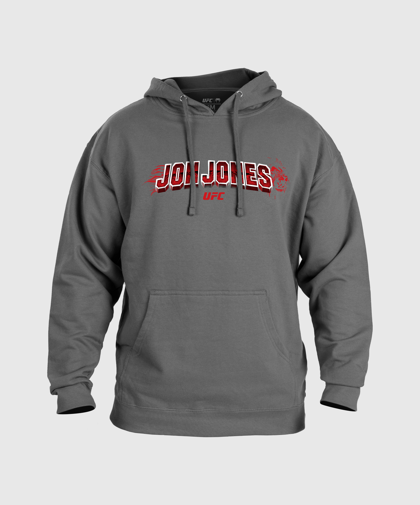 Men's UFC Unrivaled by Venum Heather Grey Jon Jones Hoodie