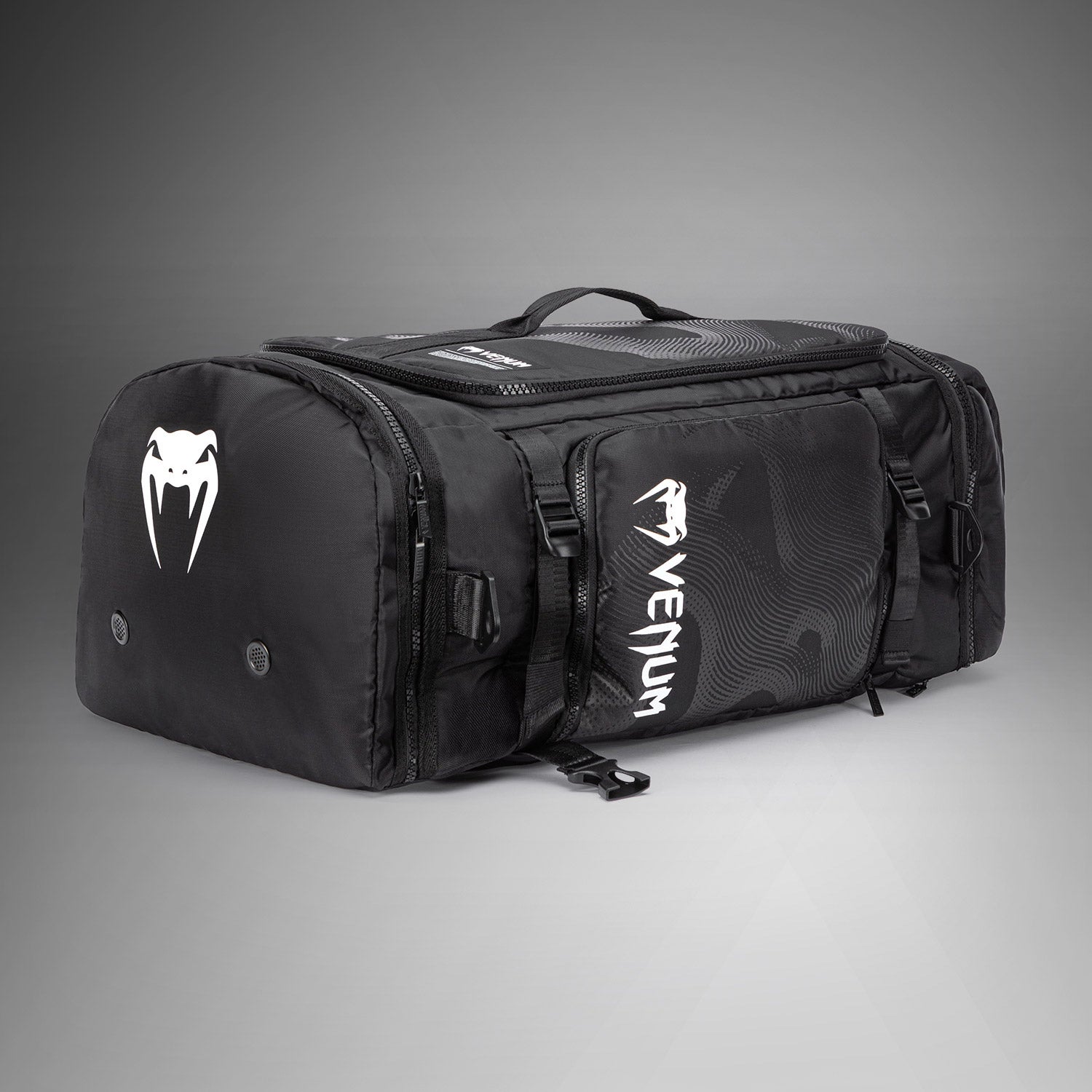 Venum Shockwave Convertible Sports Bag (60L) - Black - Venum