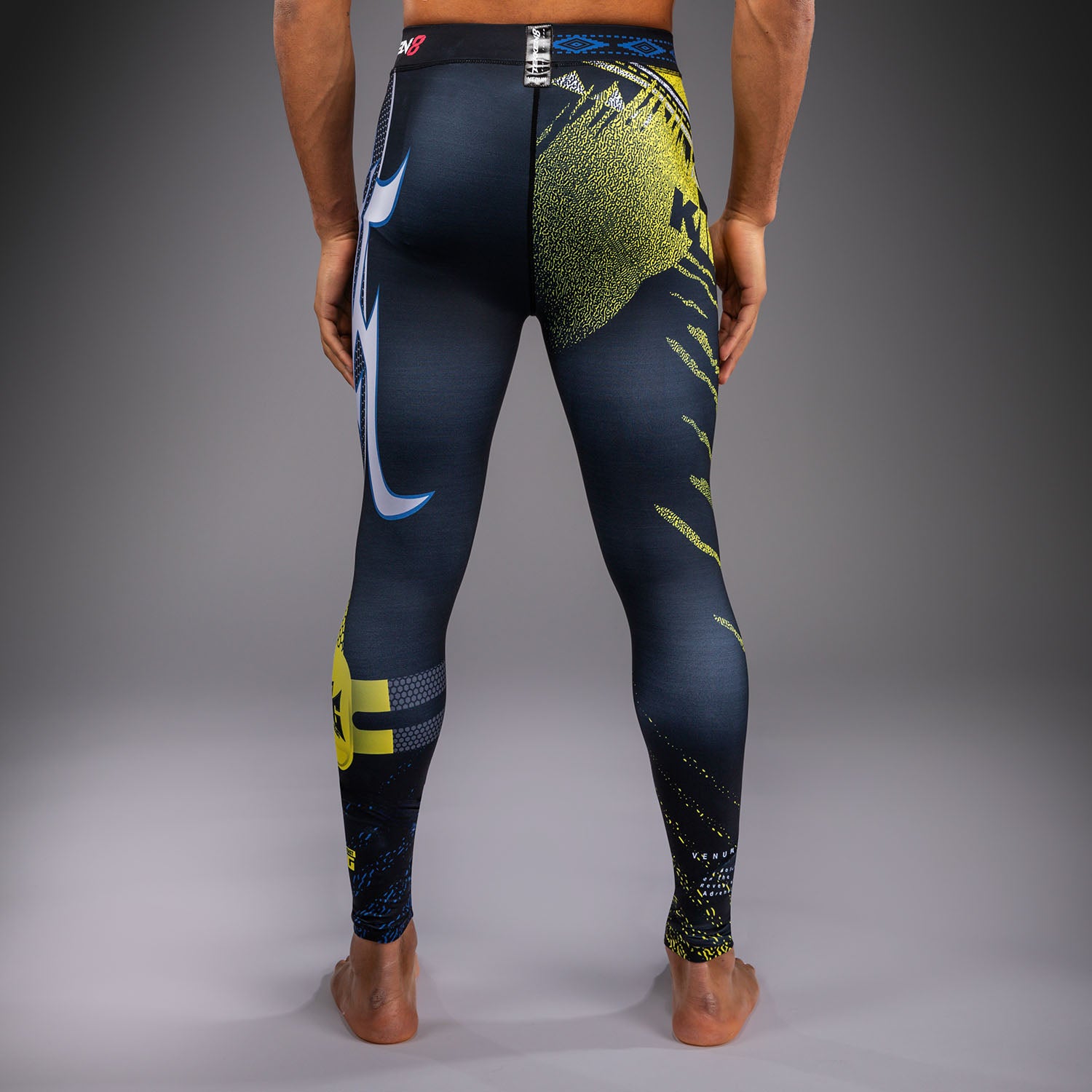 Venum x TEKKEN 8 Spats - King - Black/Yellow - Venum - Venum
