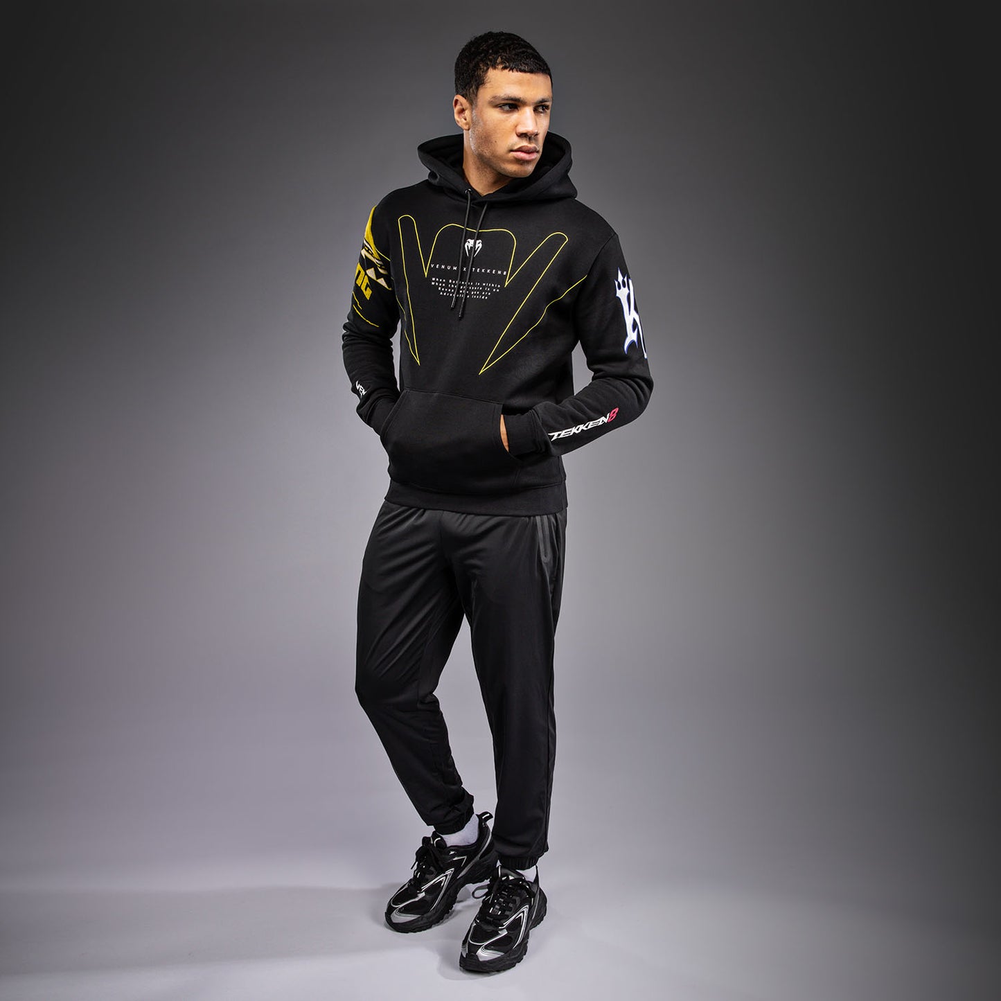 Venum x TEKKEN 8 Pullover Hoodie - King - Black/Yellow