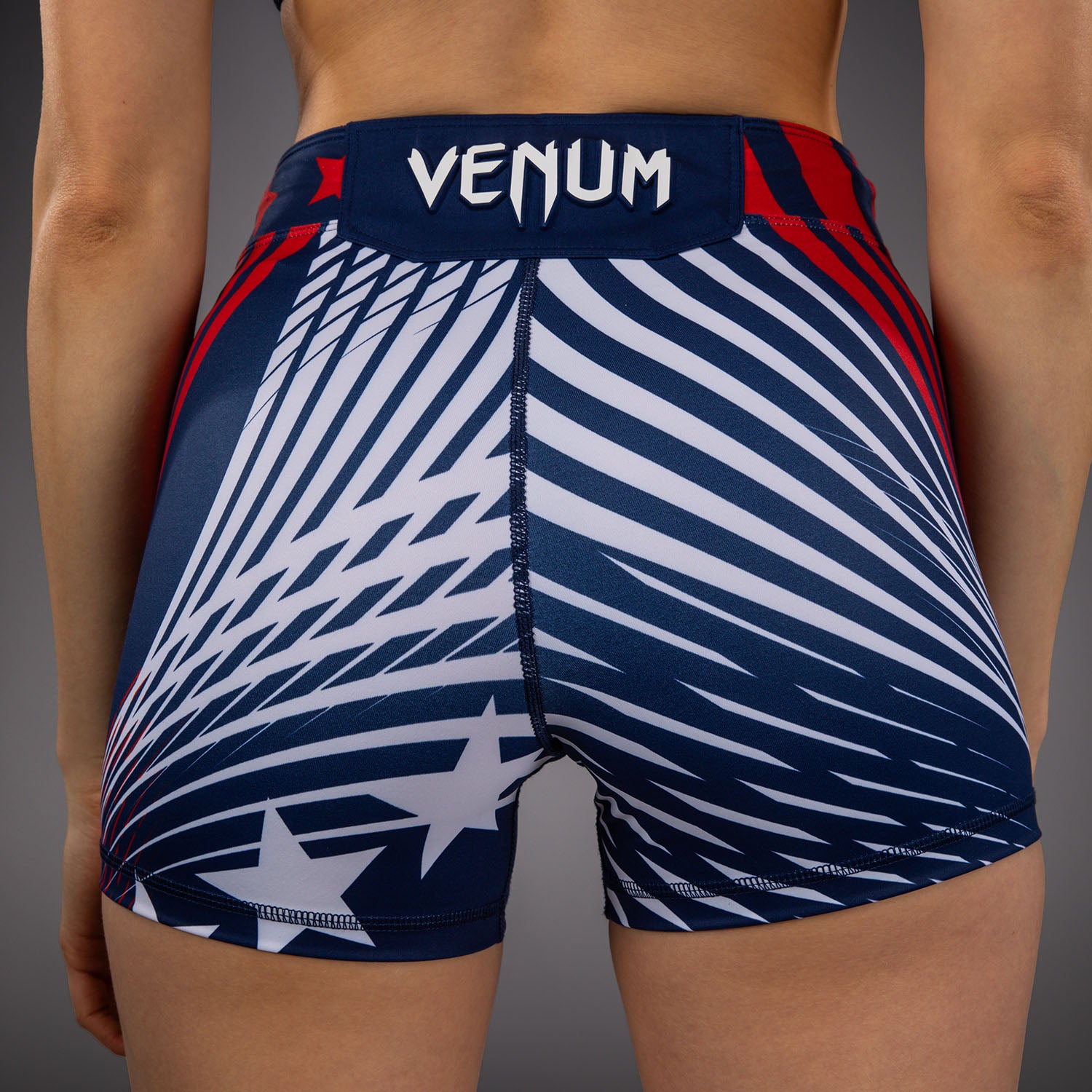 Women's Official UFC Freedom 250 by Venum Blue Personalized Authentic Short Fit Vale Tudo Short  product-type_Compression shorts Venum