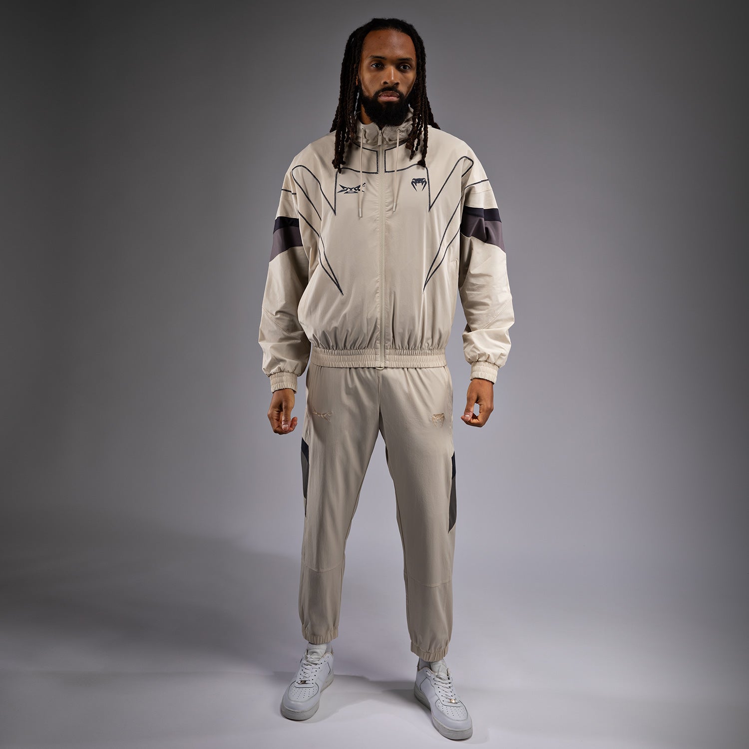 Venum x DTR Fight Attack 90 Tracksuit Jacket - Off-White - Venum