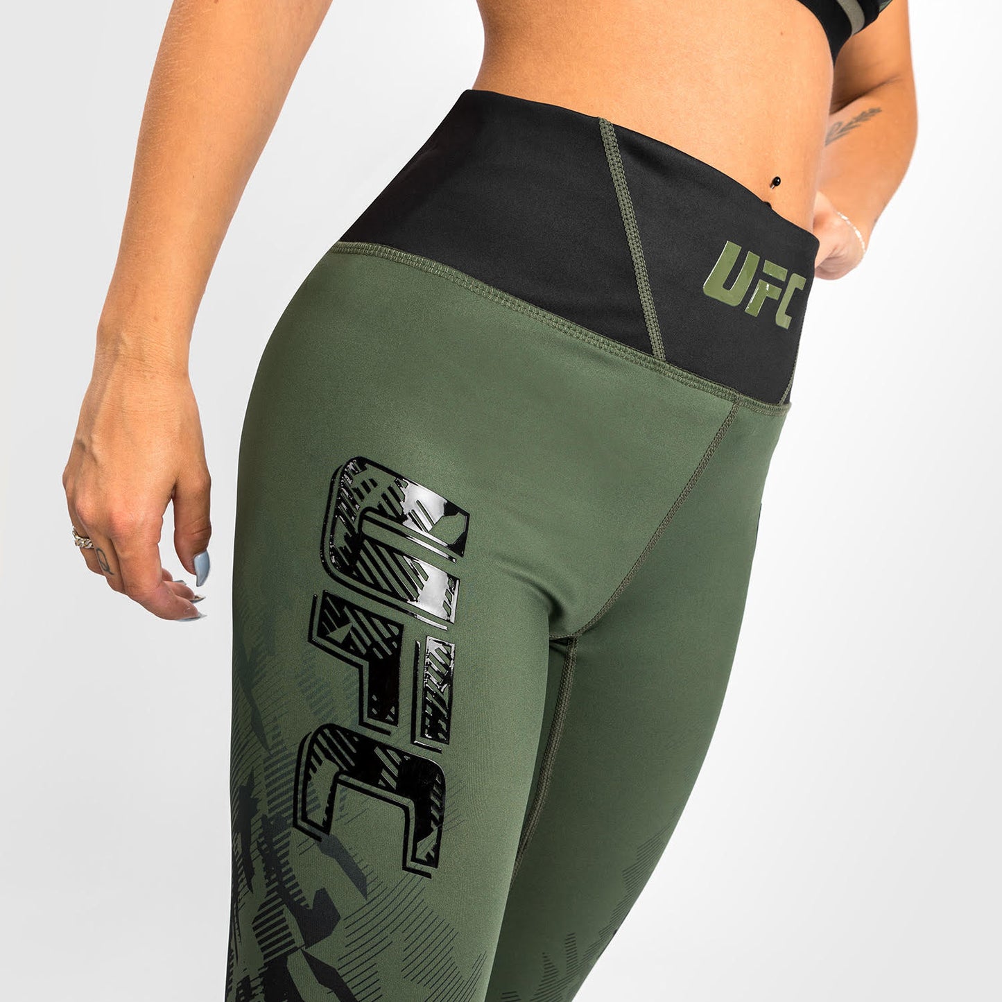 UFC Venum Authentic Fight Week Women's Performance Tight - Khaki