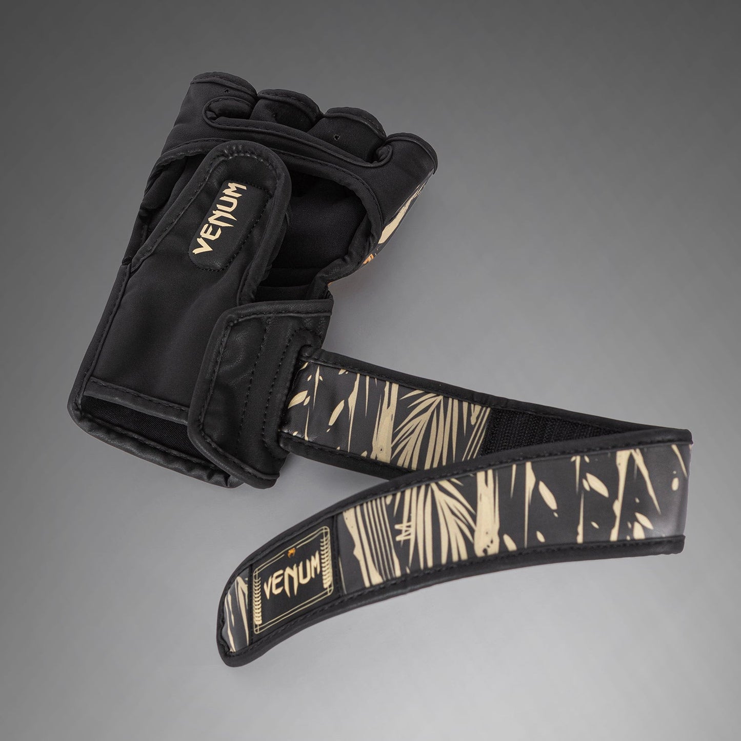 Venum Tiger MMA Gloves - Black/Neon Orange