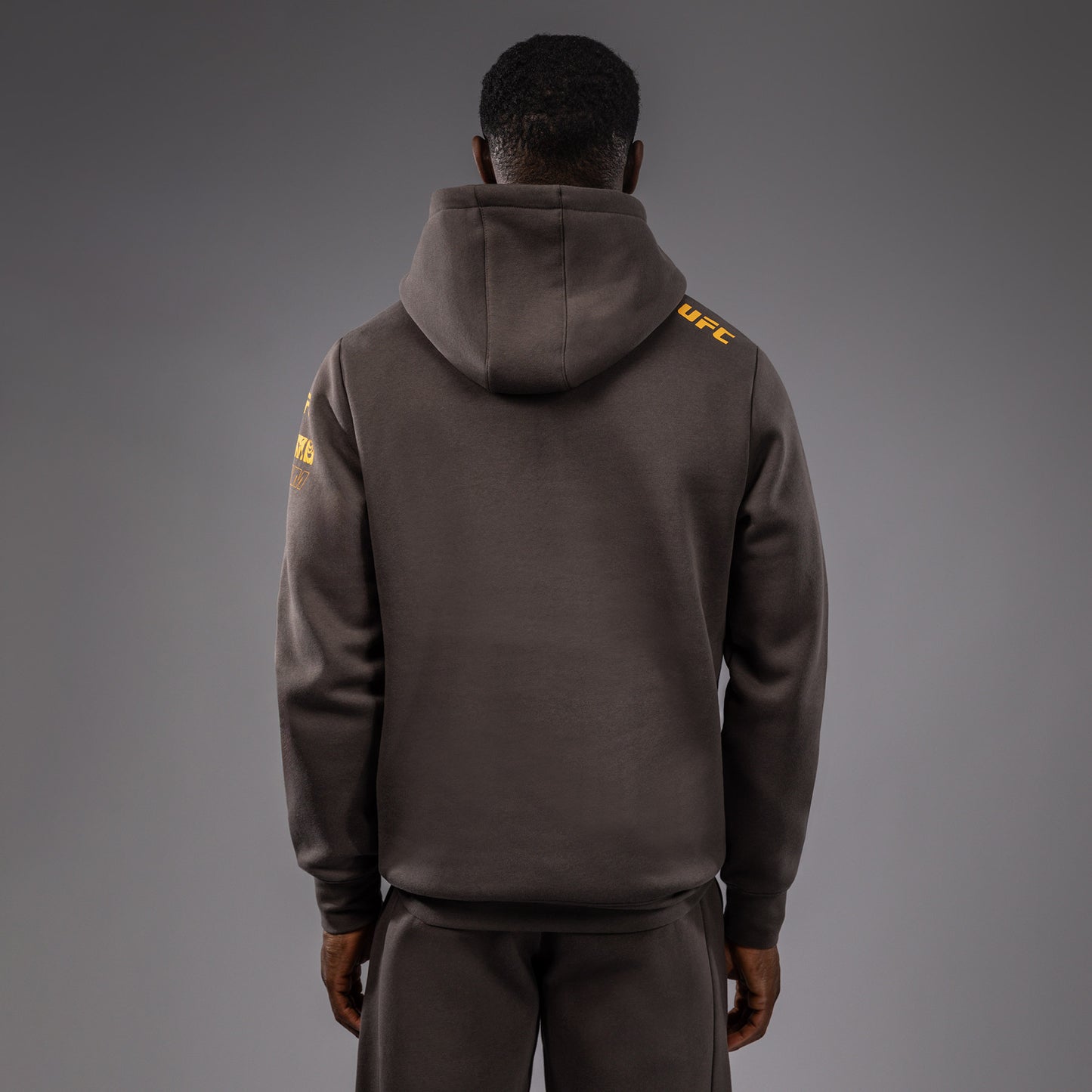 UFC Fusion by Venum Fight Week Men’s Pullover Hoodie - Solid Earthen Brown