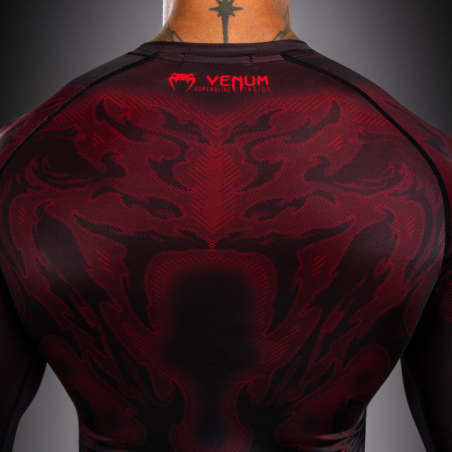 Venum Spectre Long Sleeve Rashguard - Black/Red  product-type_Compression T-Shirts Venum