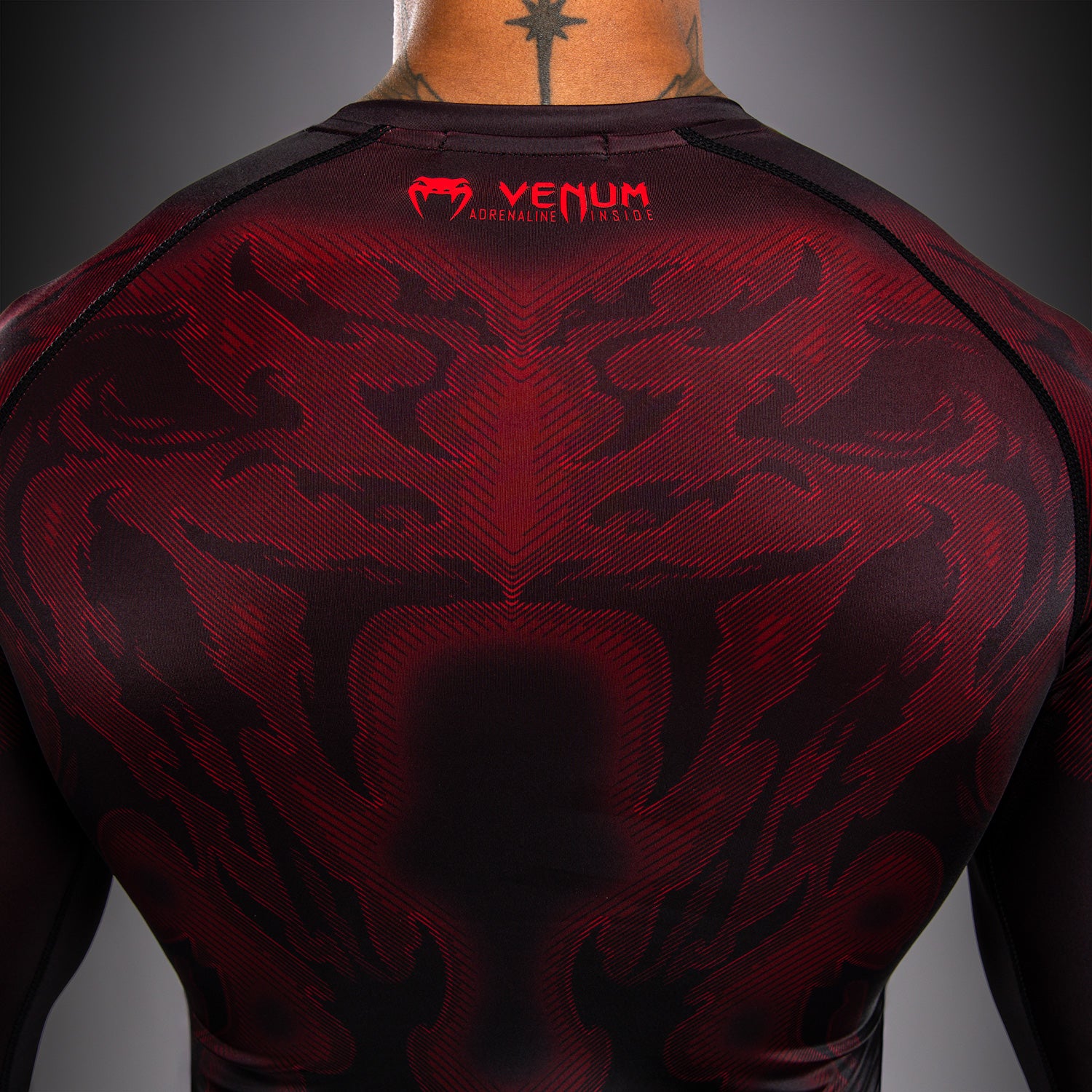 Venum Spectre Long Sleeve Rashguard - Black/Red  product-type_Compression T-Shirts Venum