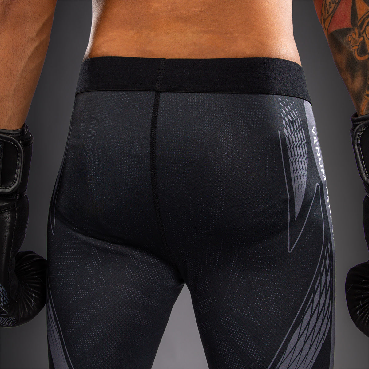 Venum Amazonia Reborn Spats - Black/Grey