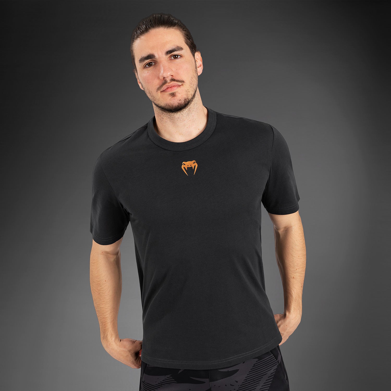 UFC Venum ボクシングウェア Sサイズ ブラック/グレー UFC Adrenaline by Venum Fight Week Men's Short Sleeve T