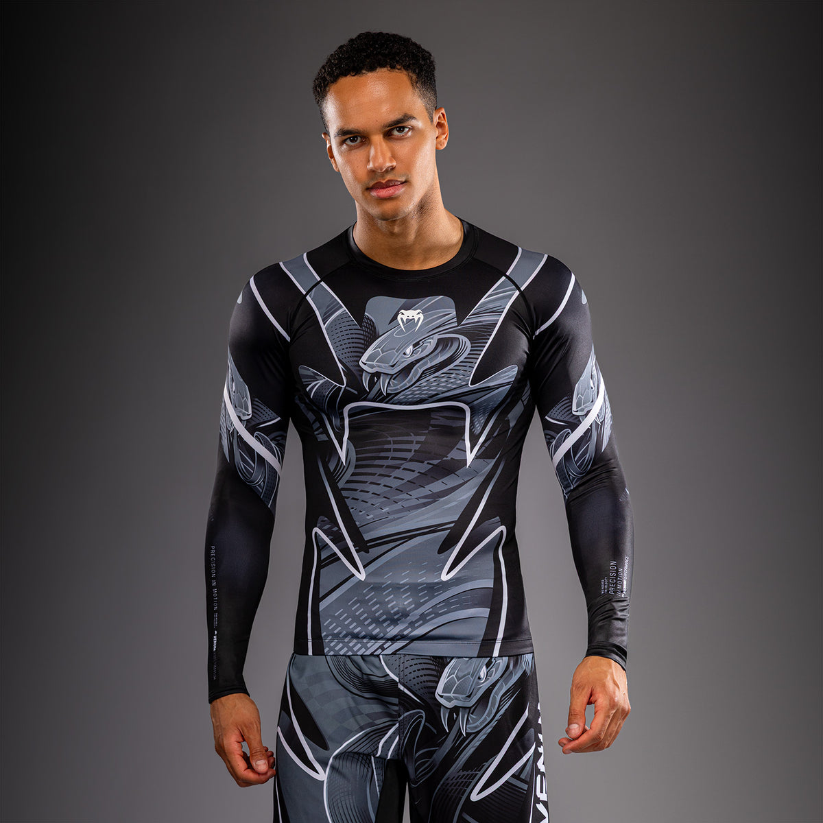 Crimson Viper 2.0 Short Sleeves Rashguards Black/Grey