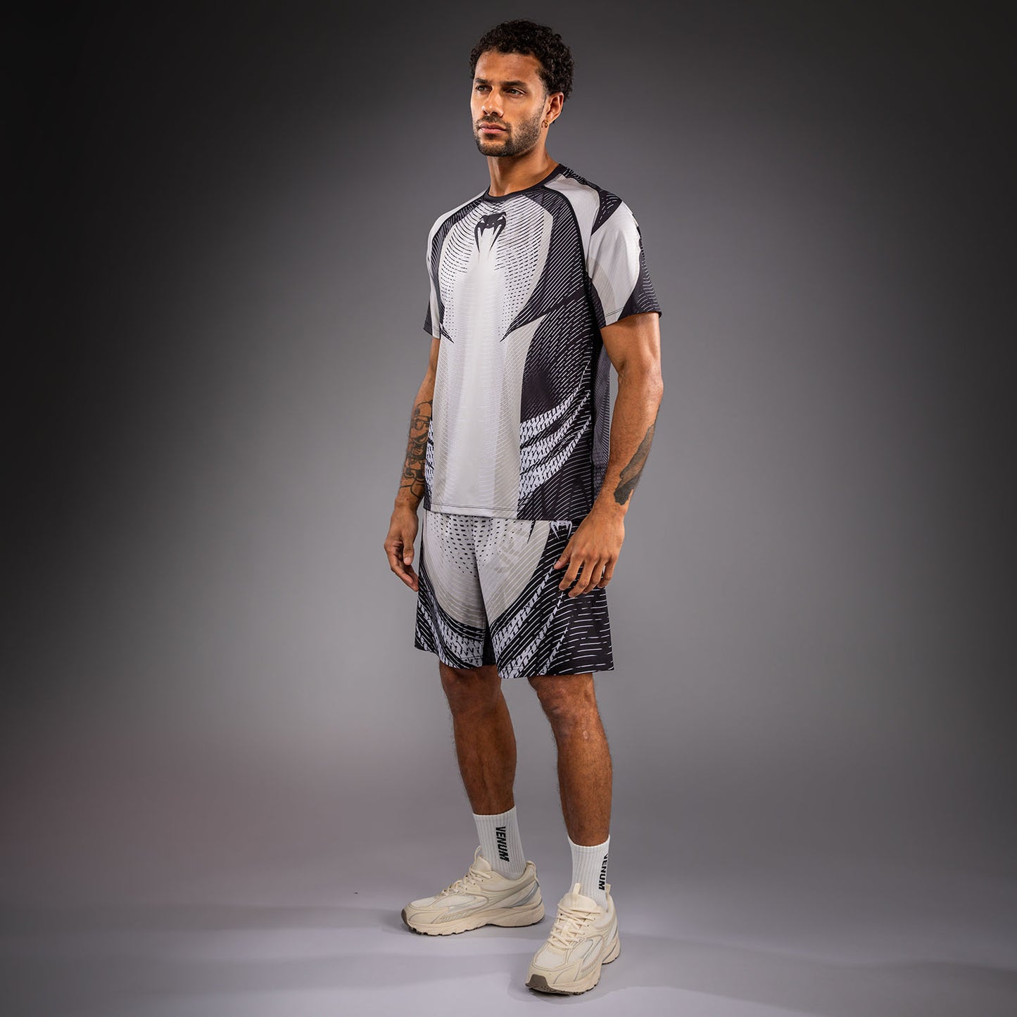 Venum Galactic 3.0 Dry Tech T-Shirt - Off-white/Black  product-type_Dry Tech T-Shirts Venum