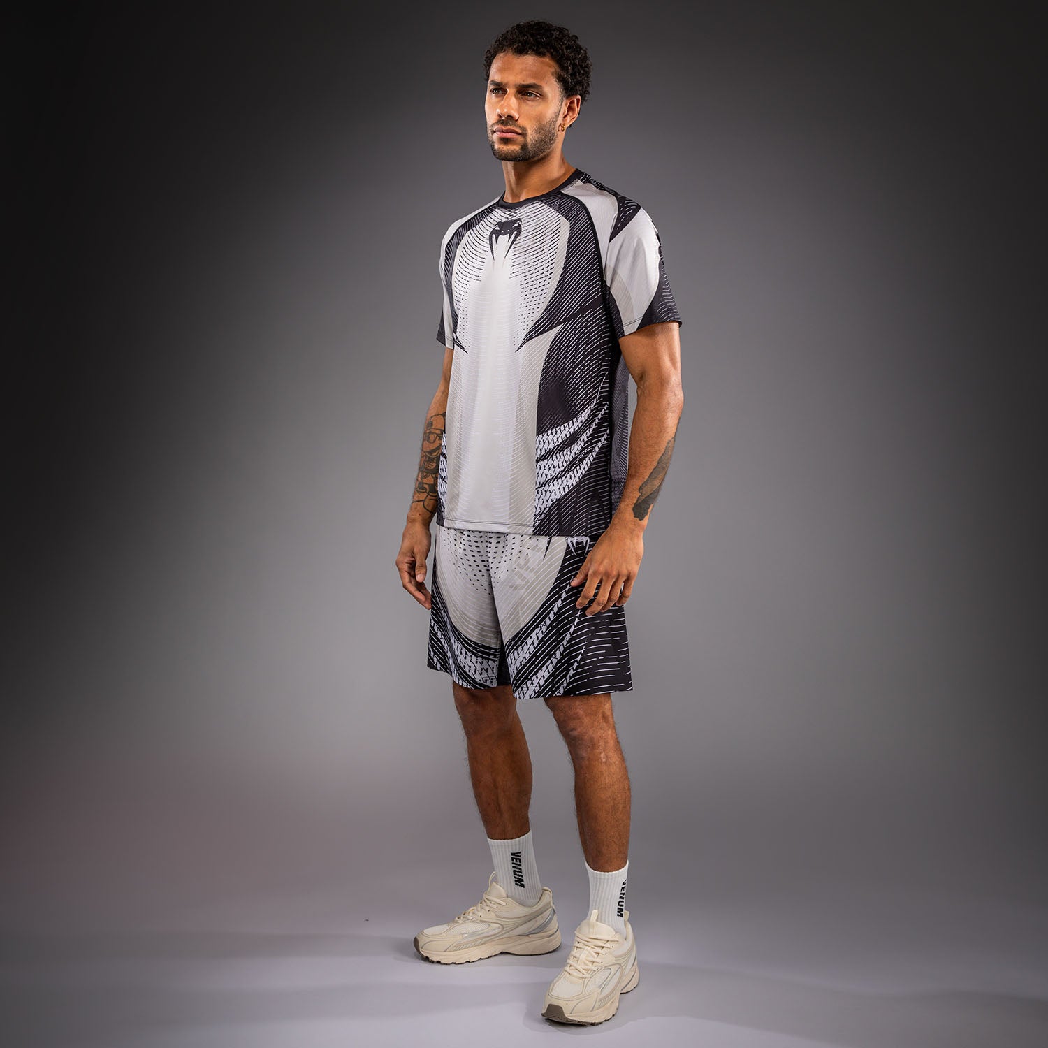 Venum Galactic 3.0 Dry Tech T-Shirt - Off-white/Black  product-type_Dry Tech T-Shirts Venum