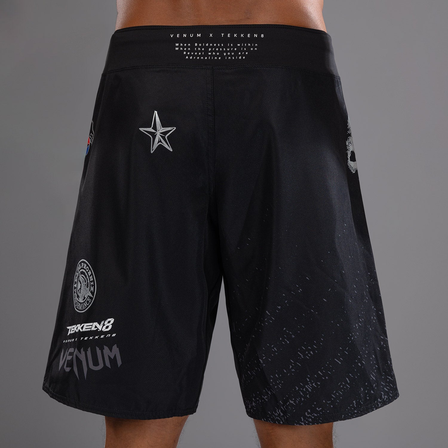 Venum x TEKKEN 8 - Paul Phoenix Fight Shorts - Black - Venum
